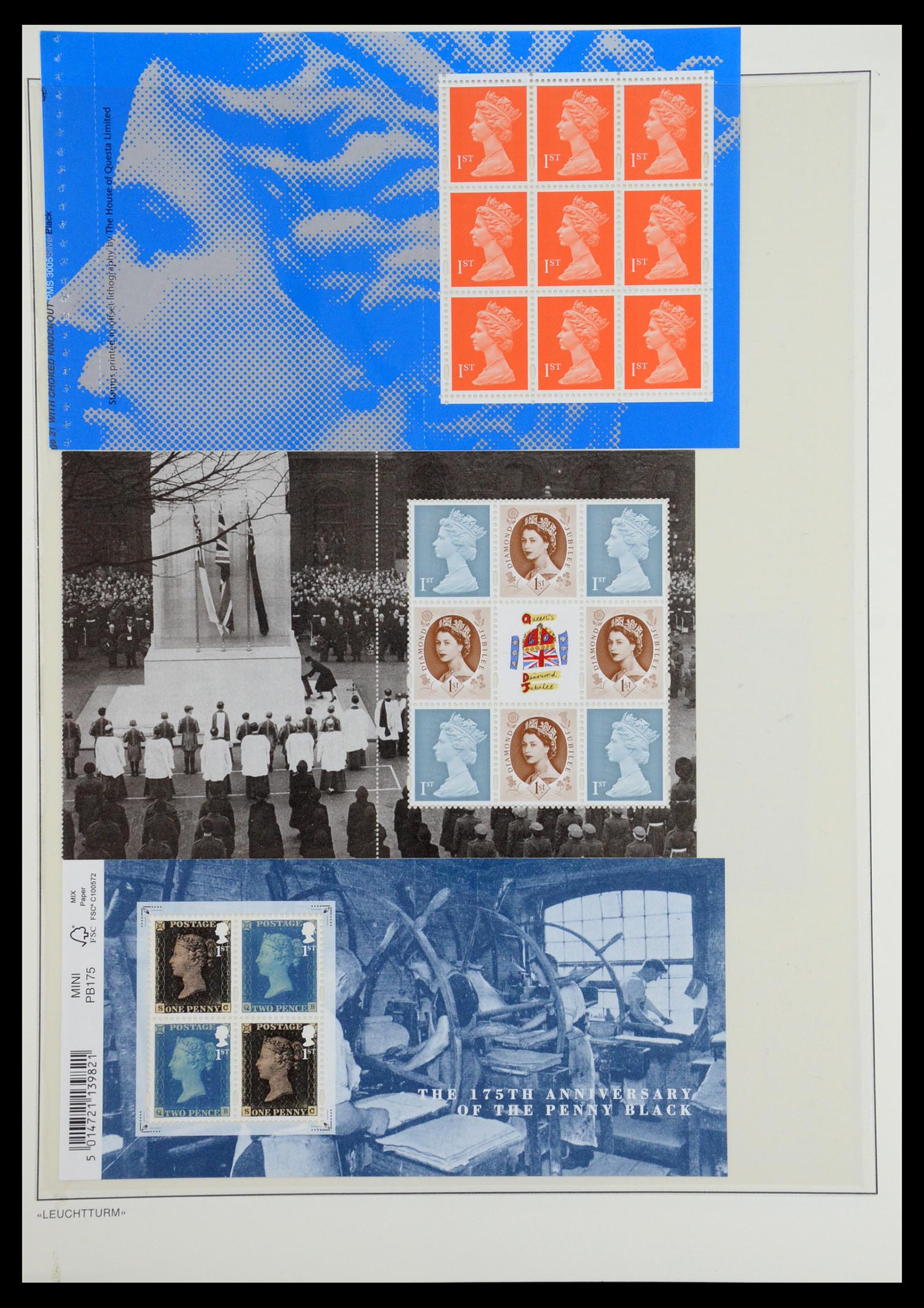36541 389 - Postzegelverzameling 36541 Engeland 1840-2012.