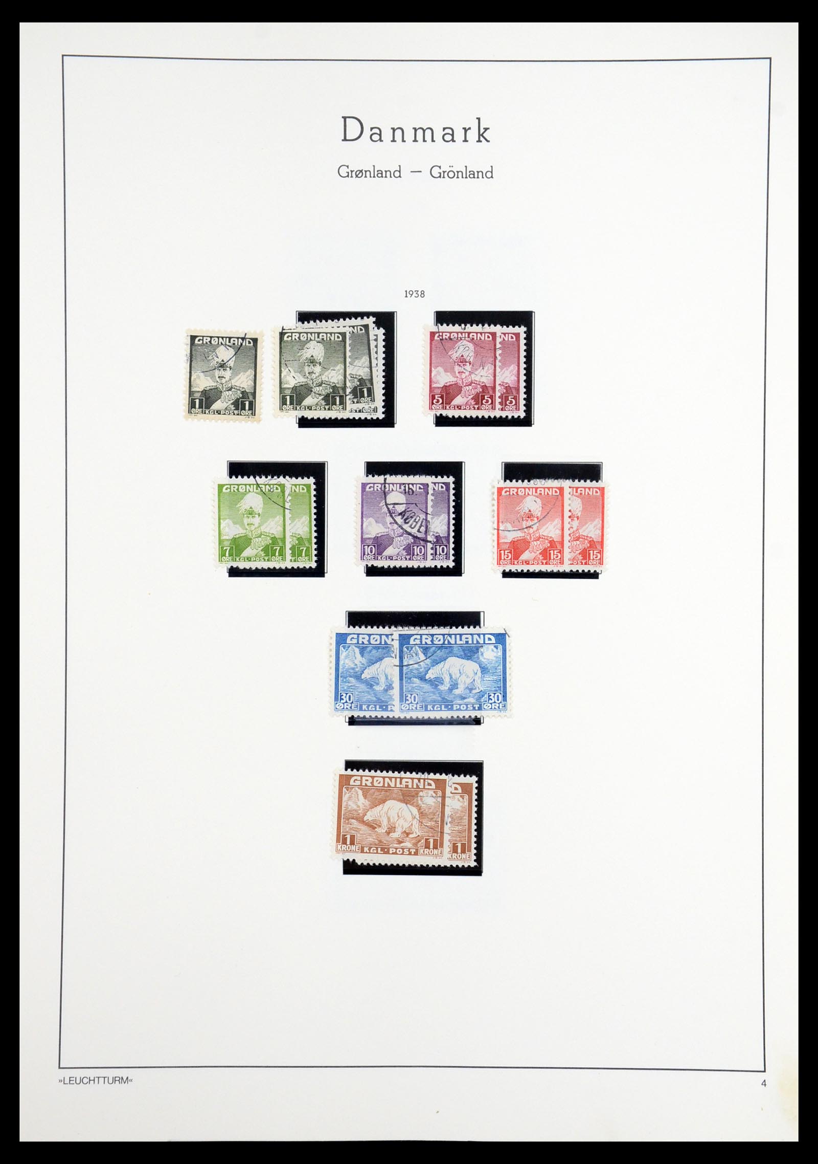 36542 001 - Postzegelverzameling 36542 Groenland 1938-2019!