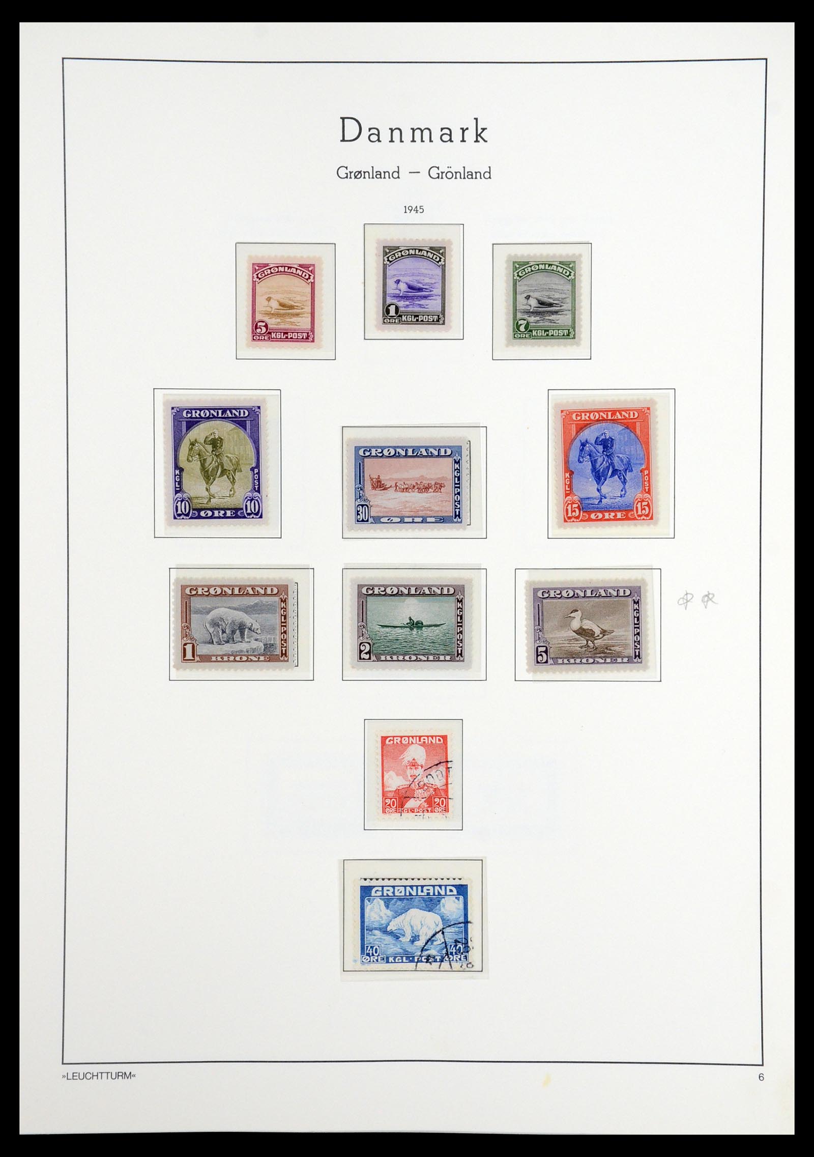 36542 003 - Postzegelverzameling 36542 Groenland 1938-2019!