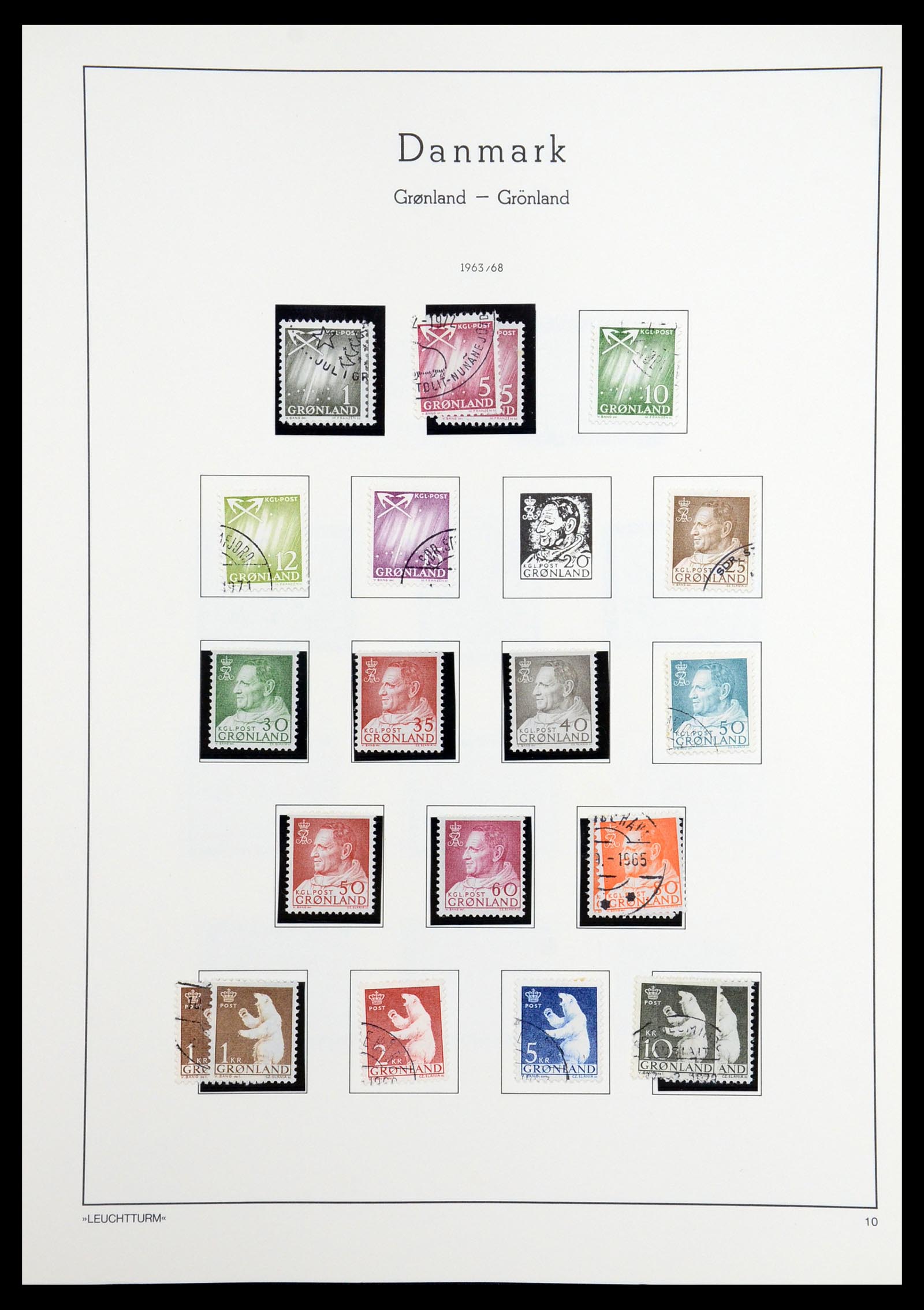 36542 006 - Postzegelverzameling 36542 Groenland 1938-2019!