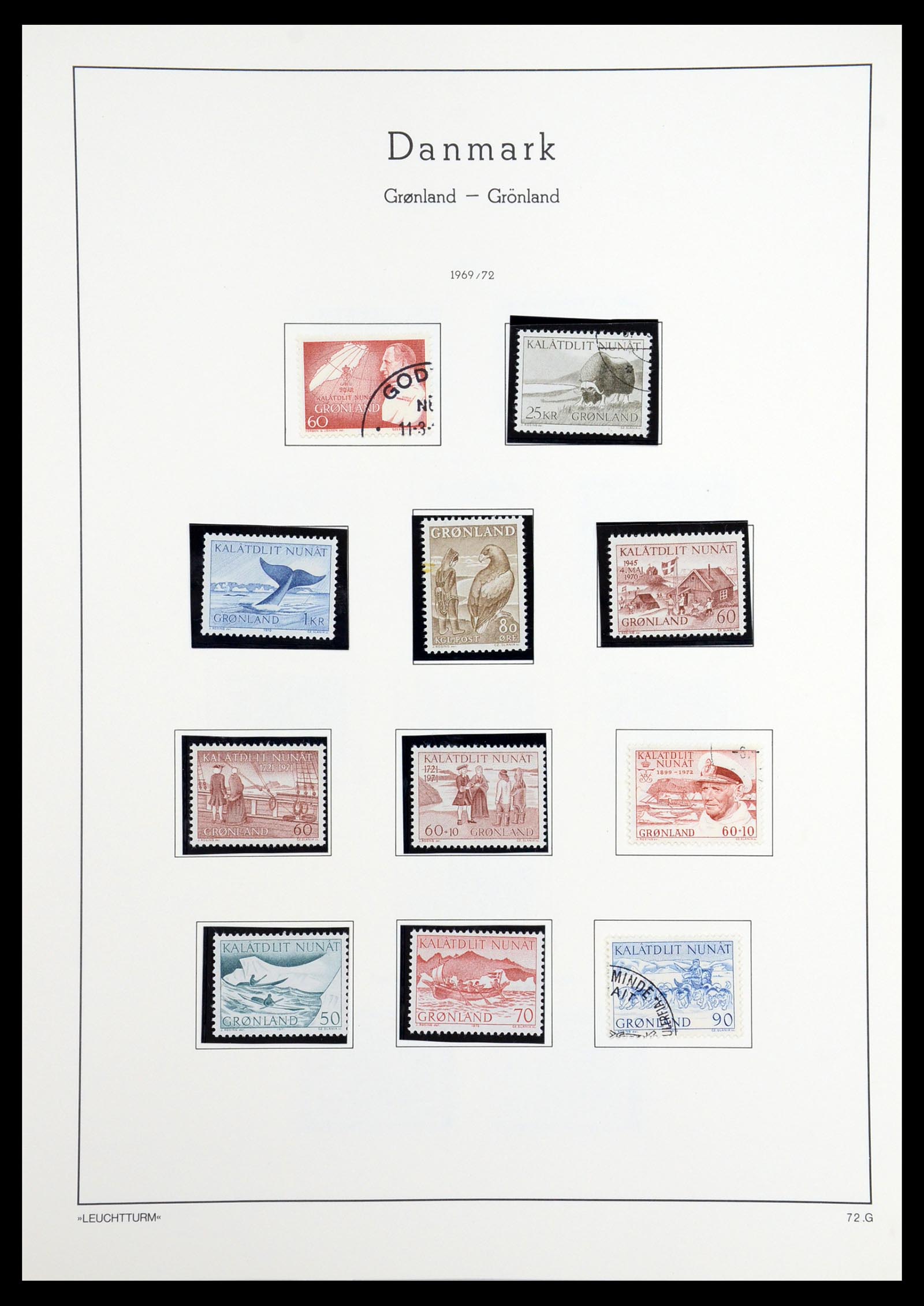 36542 007 - Postzegelverzameling 36542 Groenland 1938-2019!