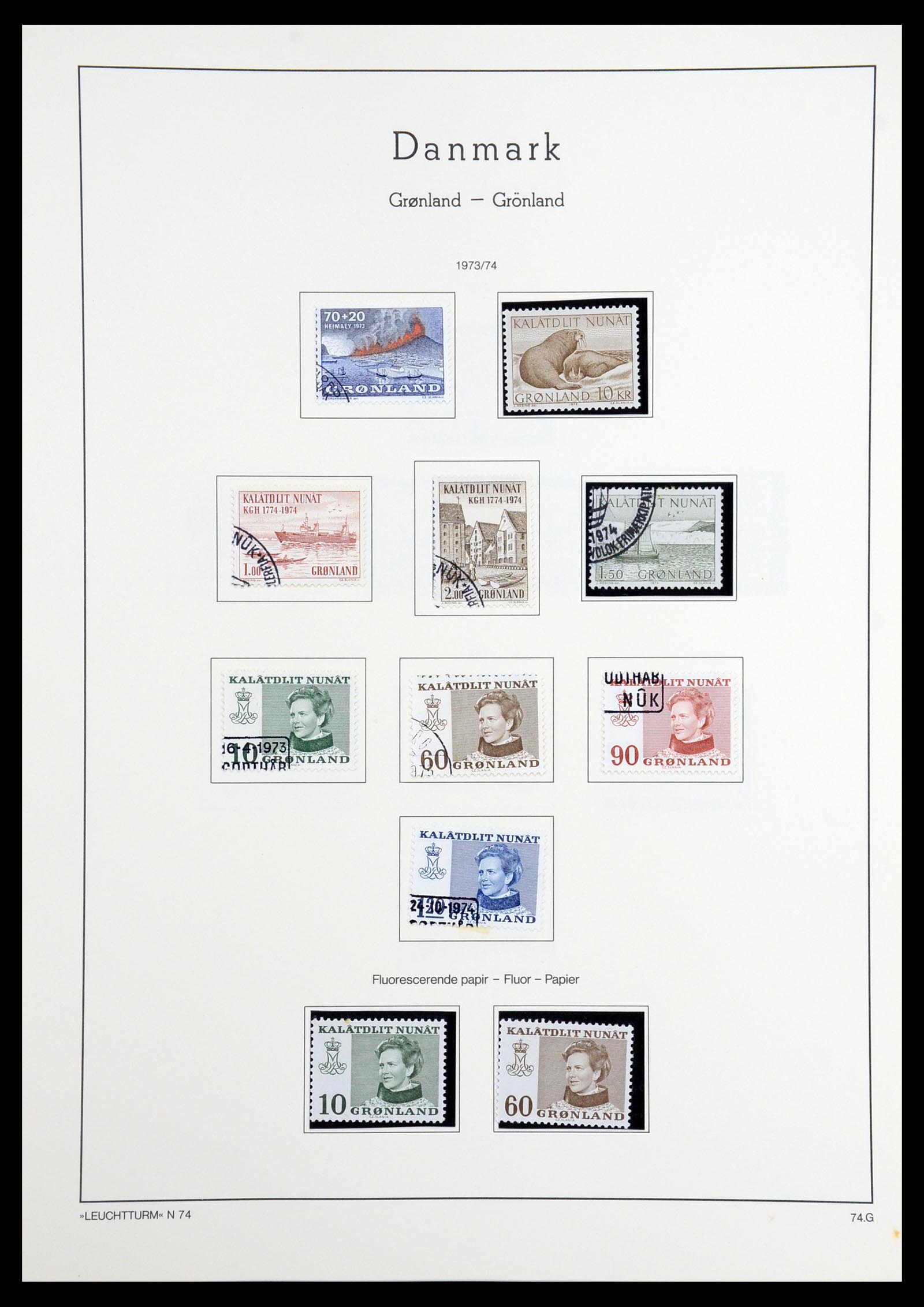 36542 008 - Postzegelverzameling 36542 Groenland 1938-2019!