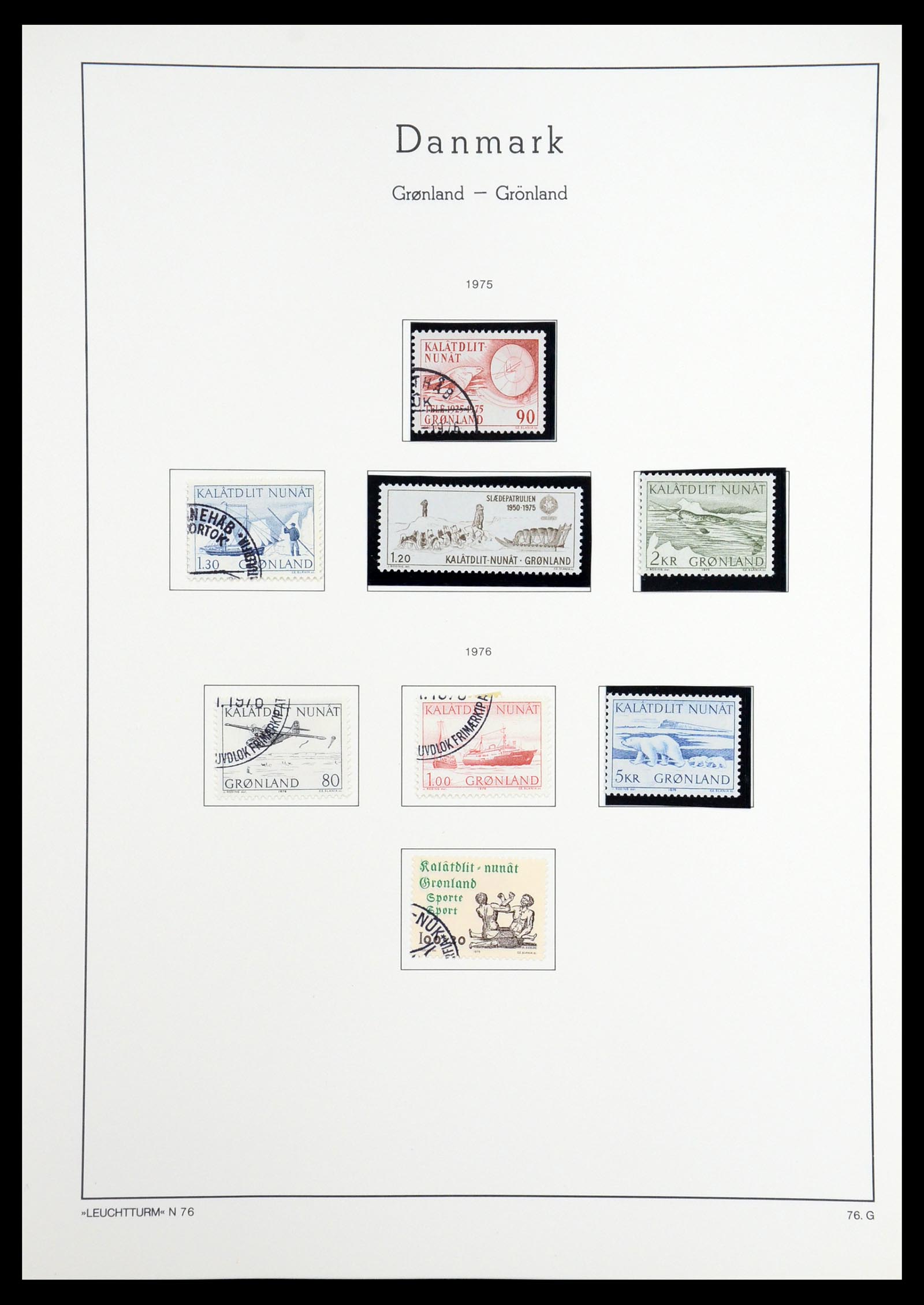 36542 009 - Postzegelverzameling 36542 Groenland 1938-2019!