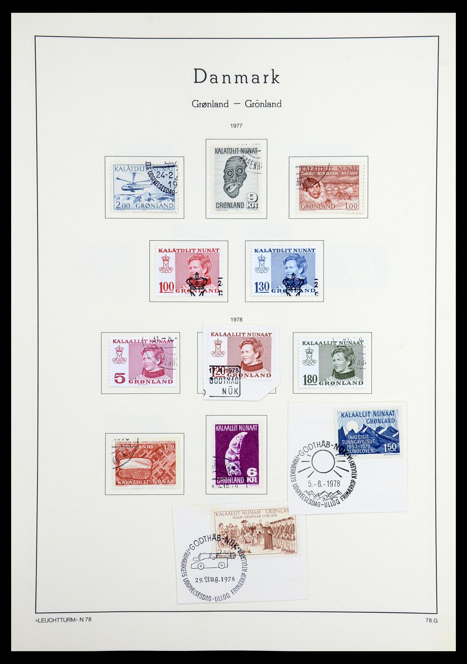 36542 010 - Stamp collection 36542 Greenland 1938-2019!