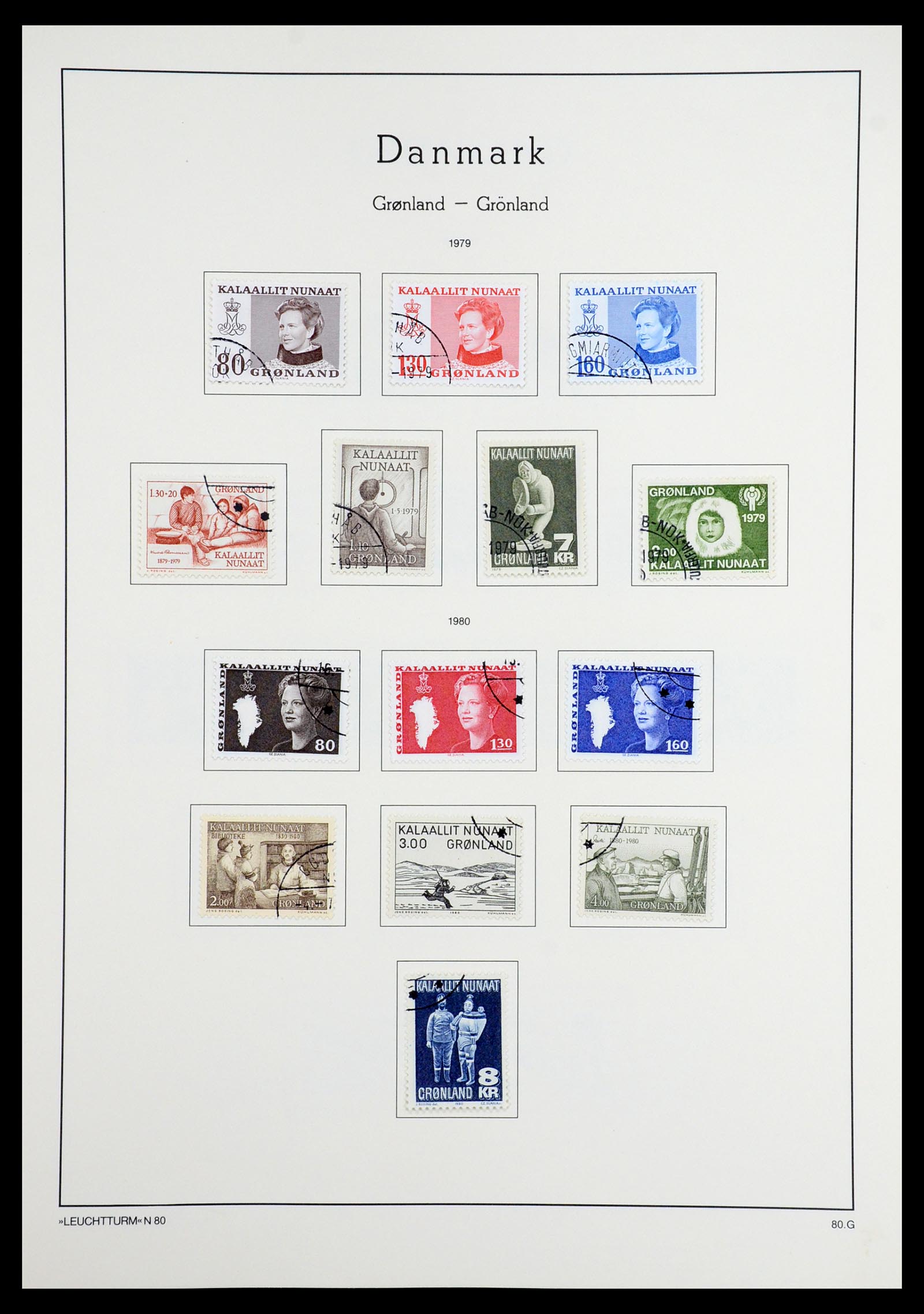 36542 011 - Postzegelverzameling 36542 Groenland 1938-2019!