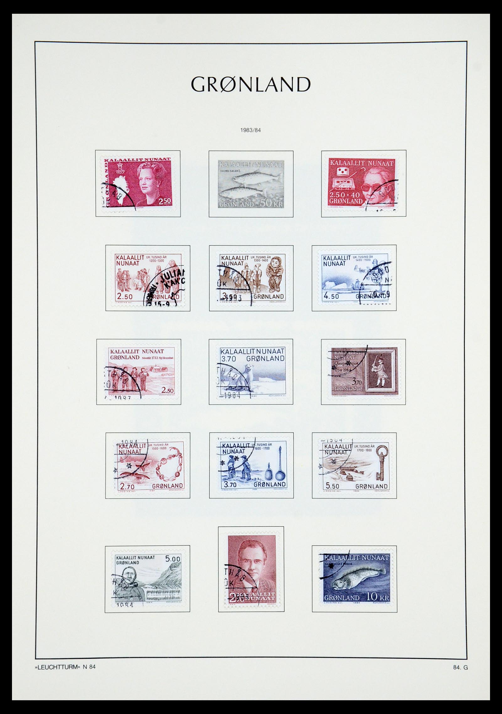36542 013 - Postzegelverzameling 36542 Groenland 1938-2019!