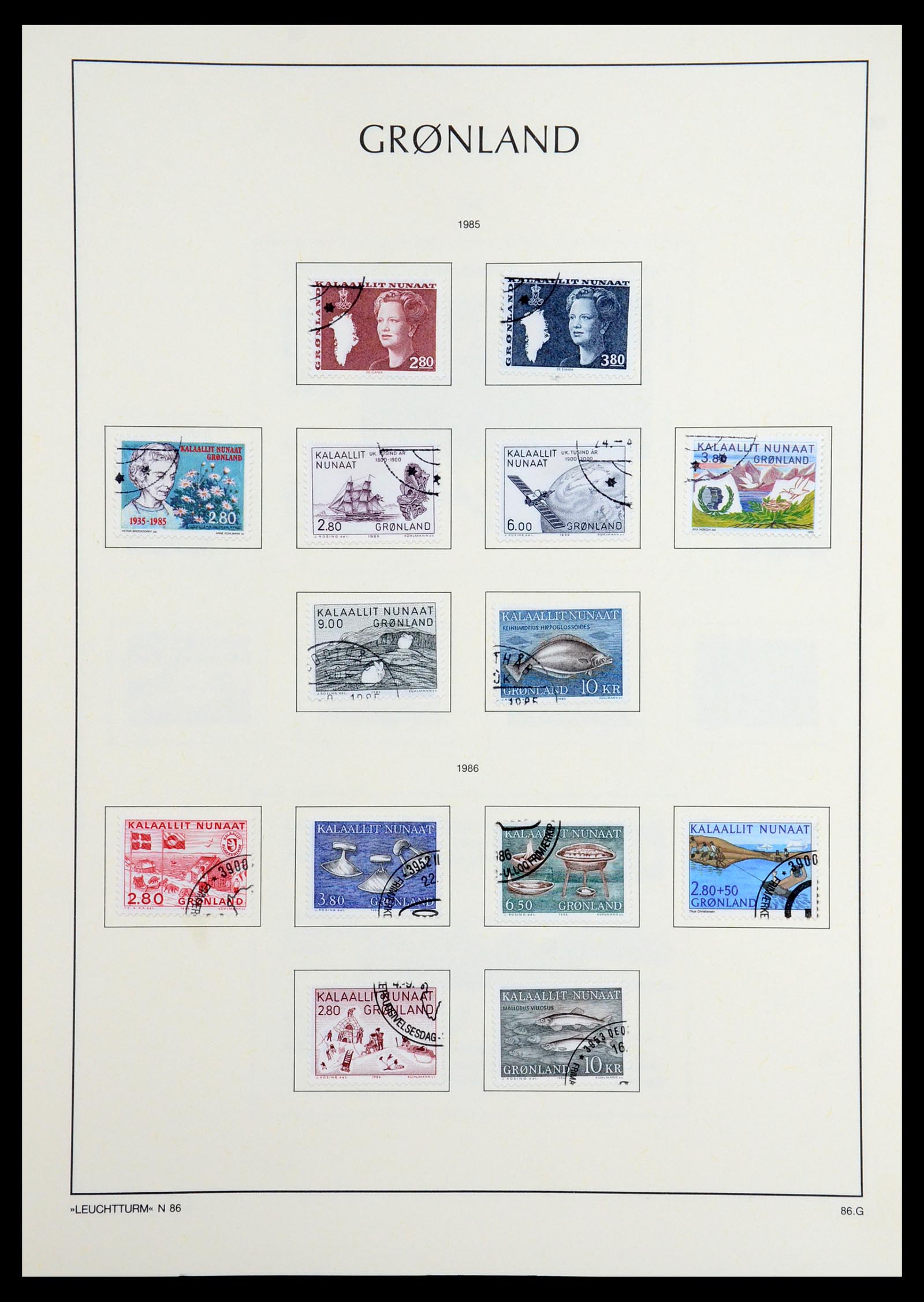 36542 015 - Postzegelverzameling 36542 Groenland 1938-2019!