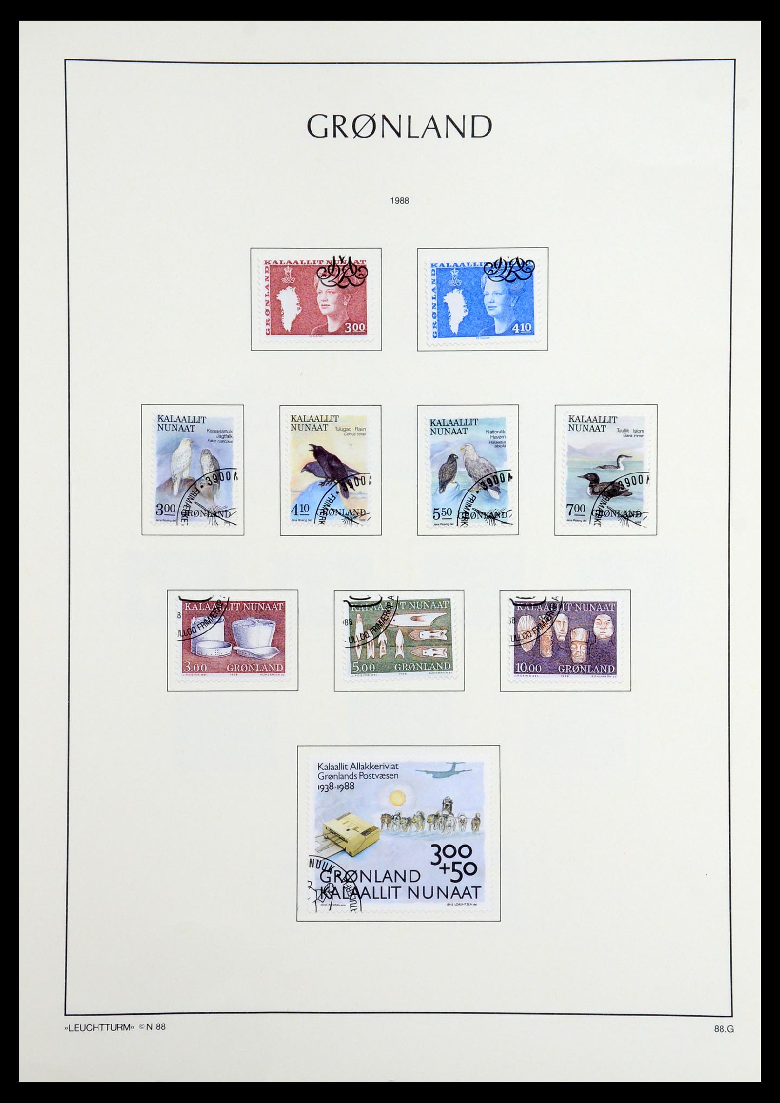 36542 017 - Postzegelverzameling 36542 Groenland 1938-2019!