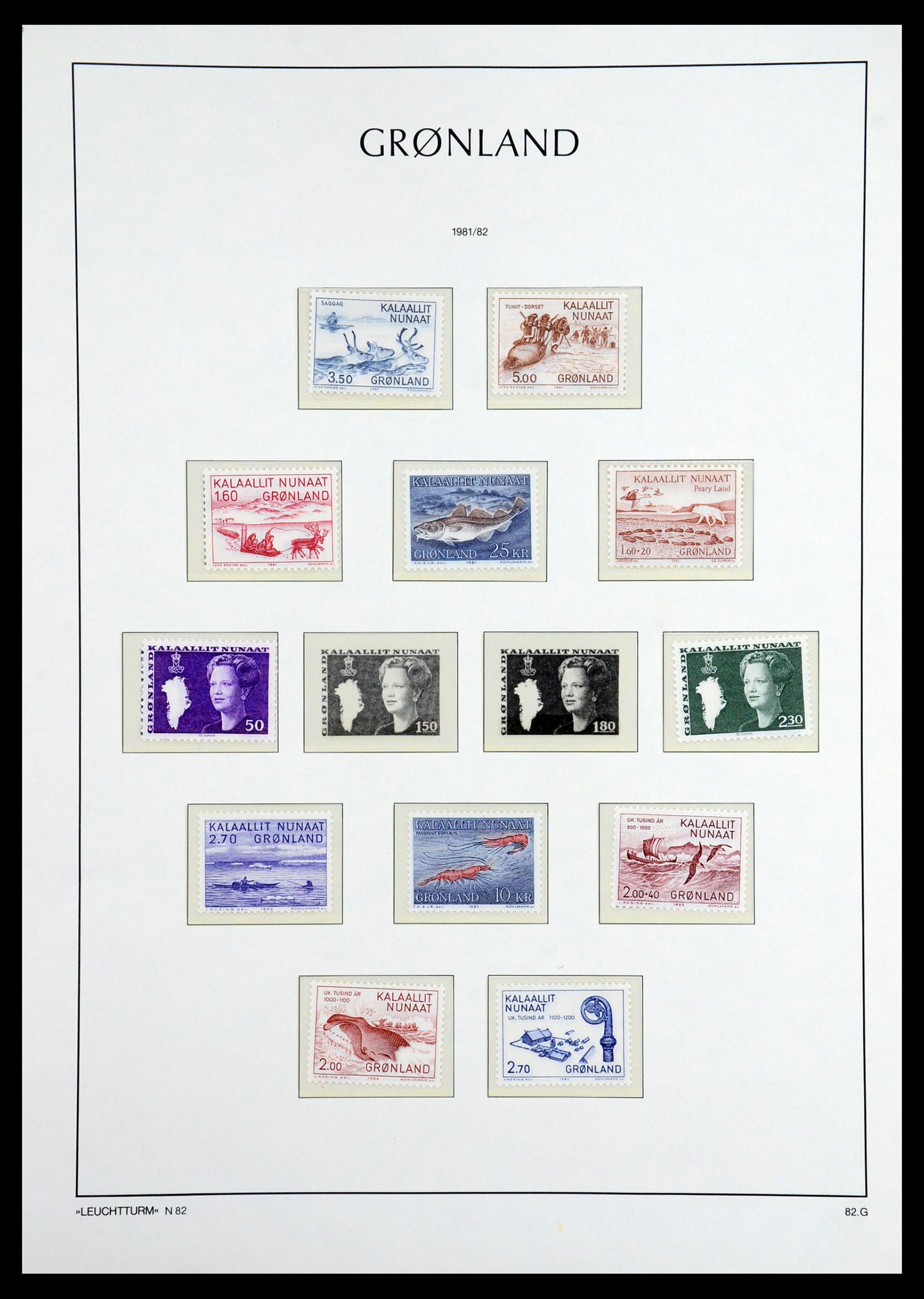 36542 018 - Postzegelverzameling 36542 Groenland 1938-2019!