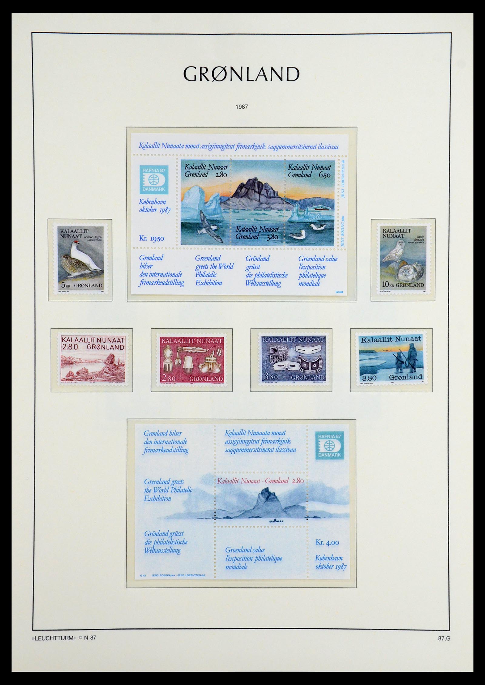 36542 021 - Postzegelverzameling 36542 Groenland 1938-2019!