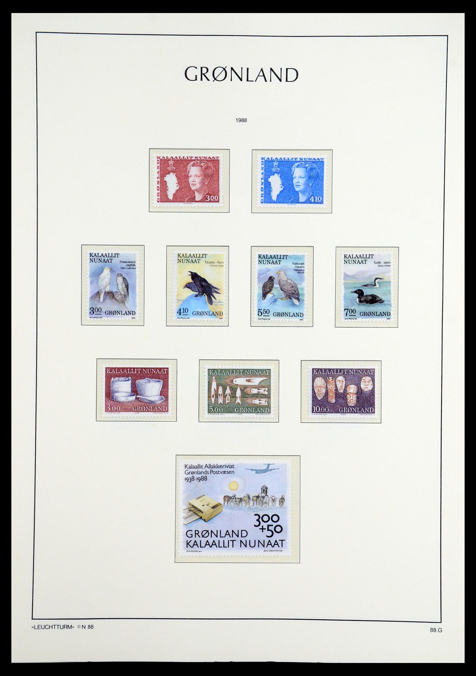 36542 022 - Postzegelverzameling 36542 Groenland 1938-2019!