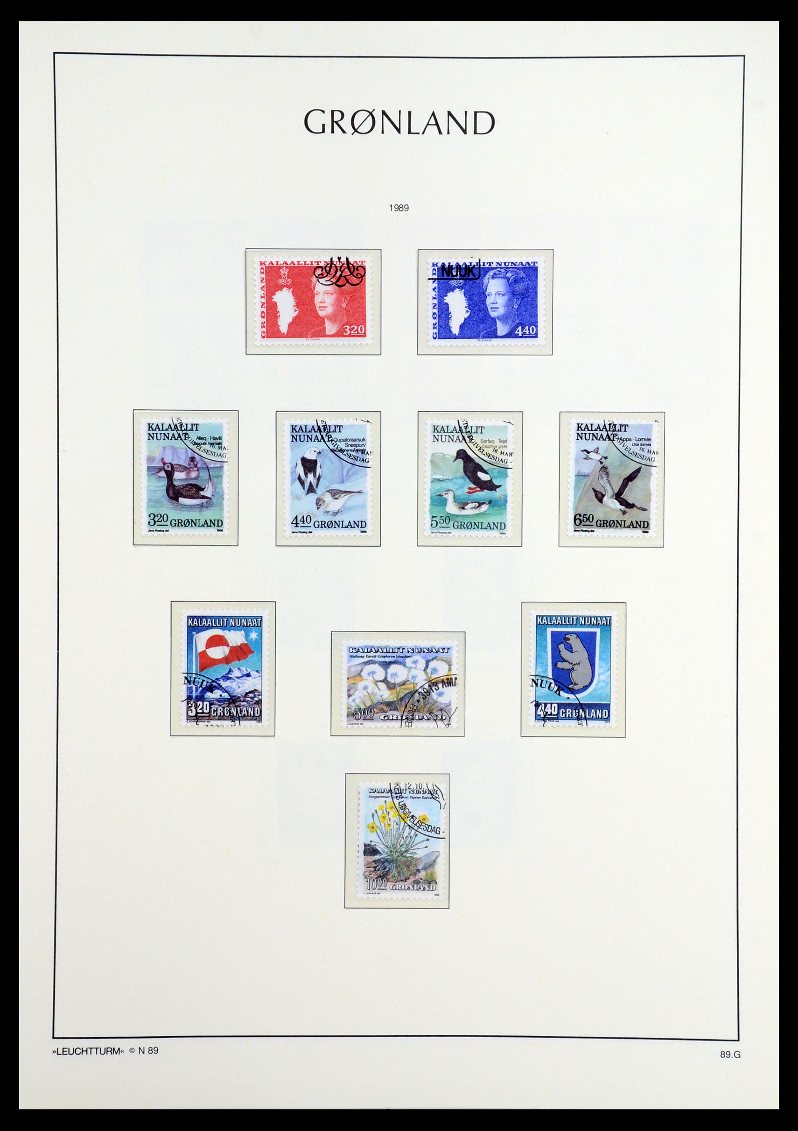 36542 023 - Postzegelverzameling 36542 Groenland 1938-2019!