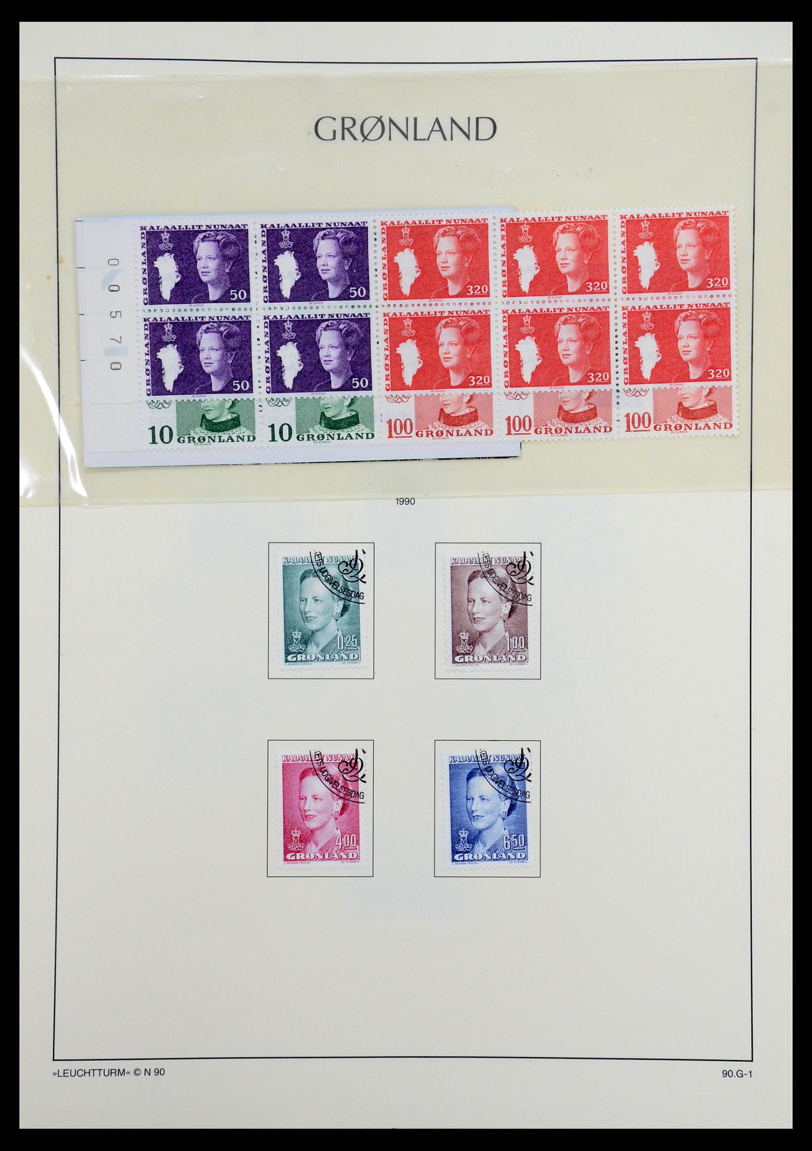 36542 024 - Postzegelverzameling 36542 Groenland 1938-2019!