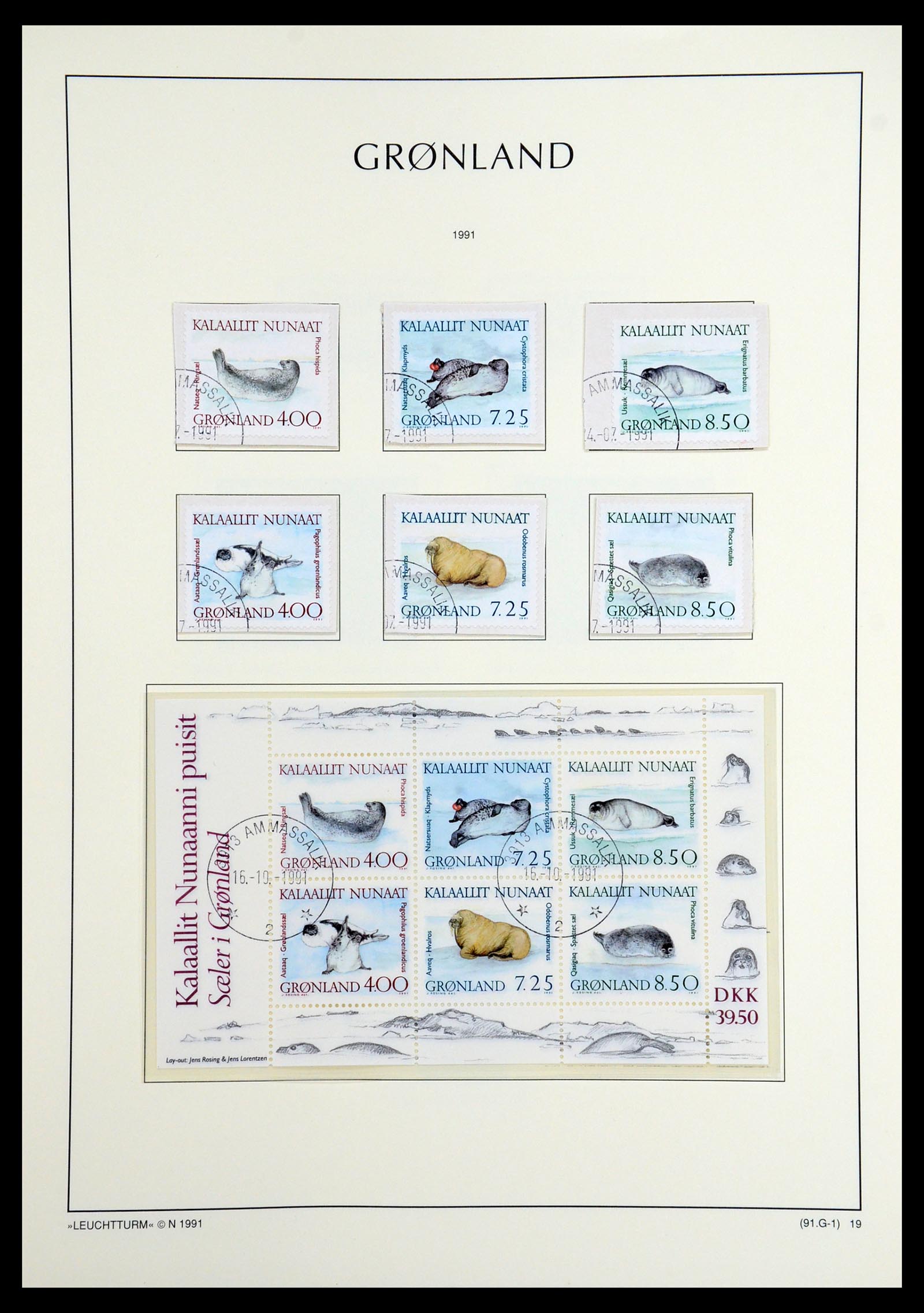 36542 029 - Postzegelverzameling 36542 Groenland 1938-2019!