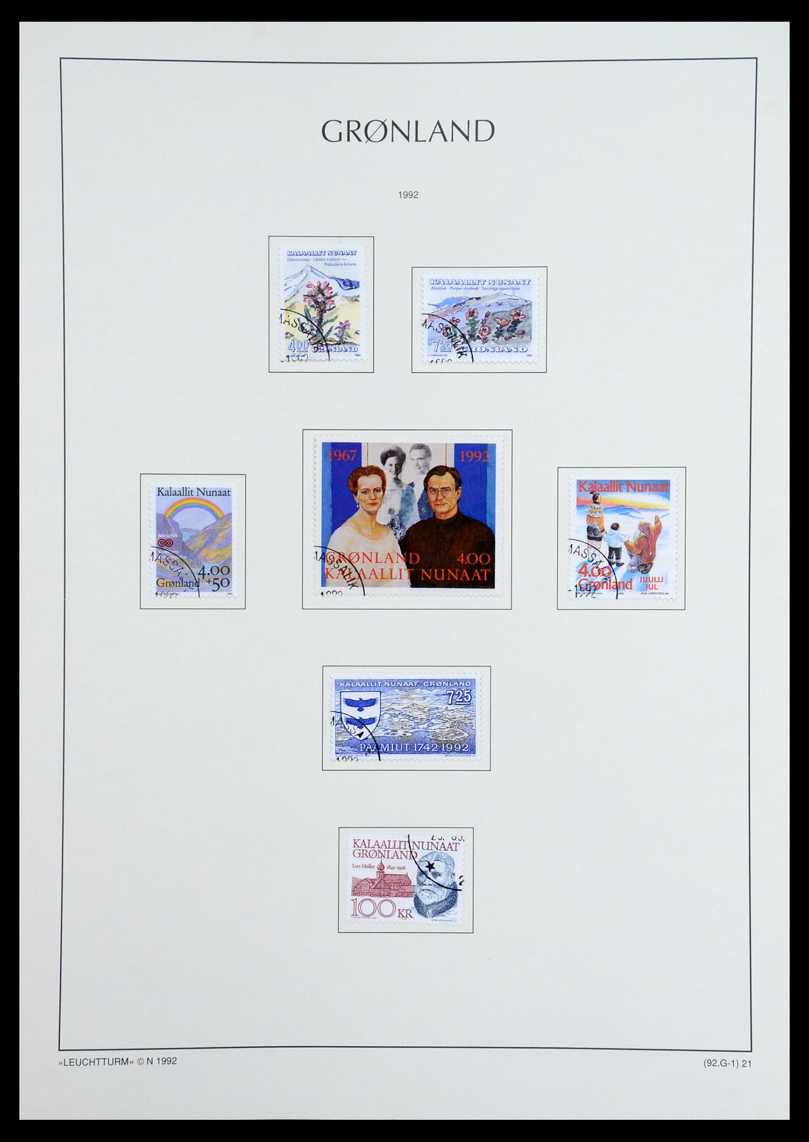 36542 032 - Postzegelverzameling 36542 Groenland 1938-2019!