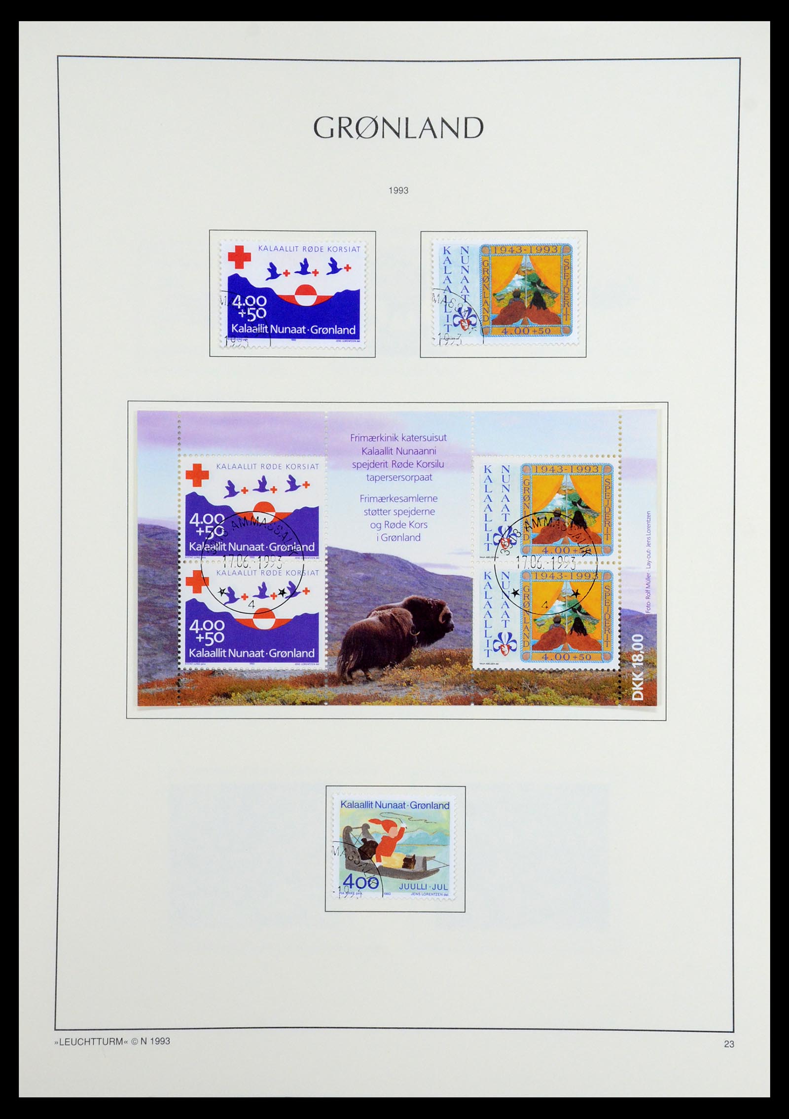 36542 035 - Postzegelverzameling 36542 Groenland 1938-2019!