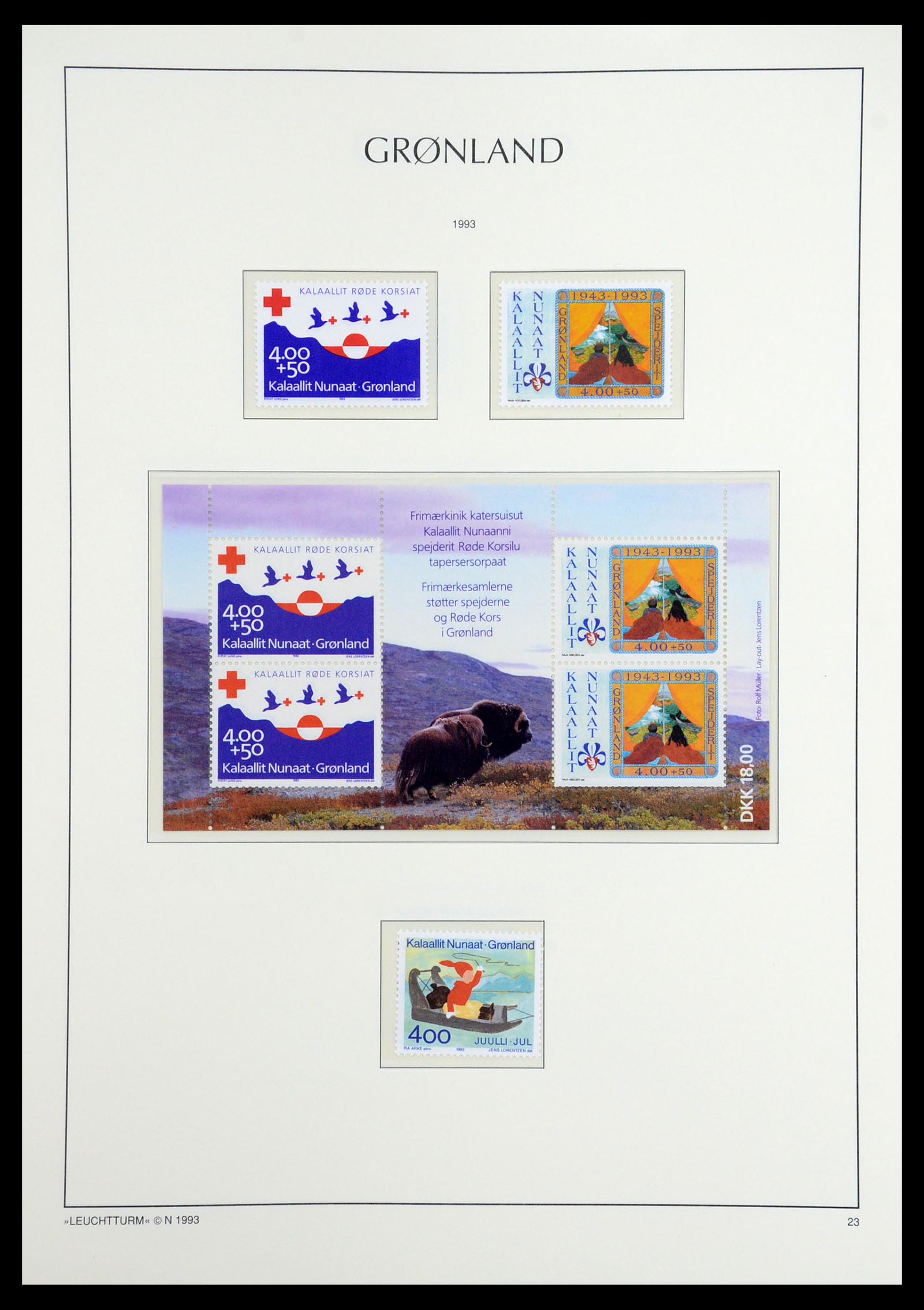 36542 037 - Postzegelverzameling 36542 Groenland 1938-2019!
