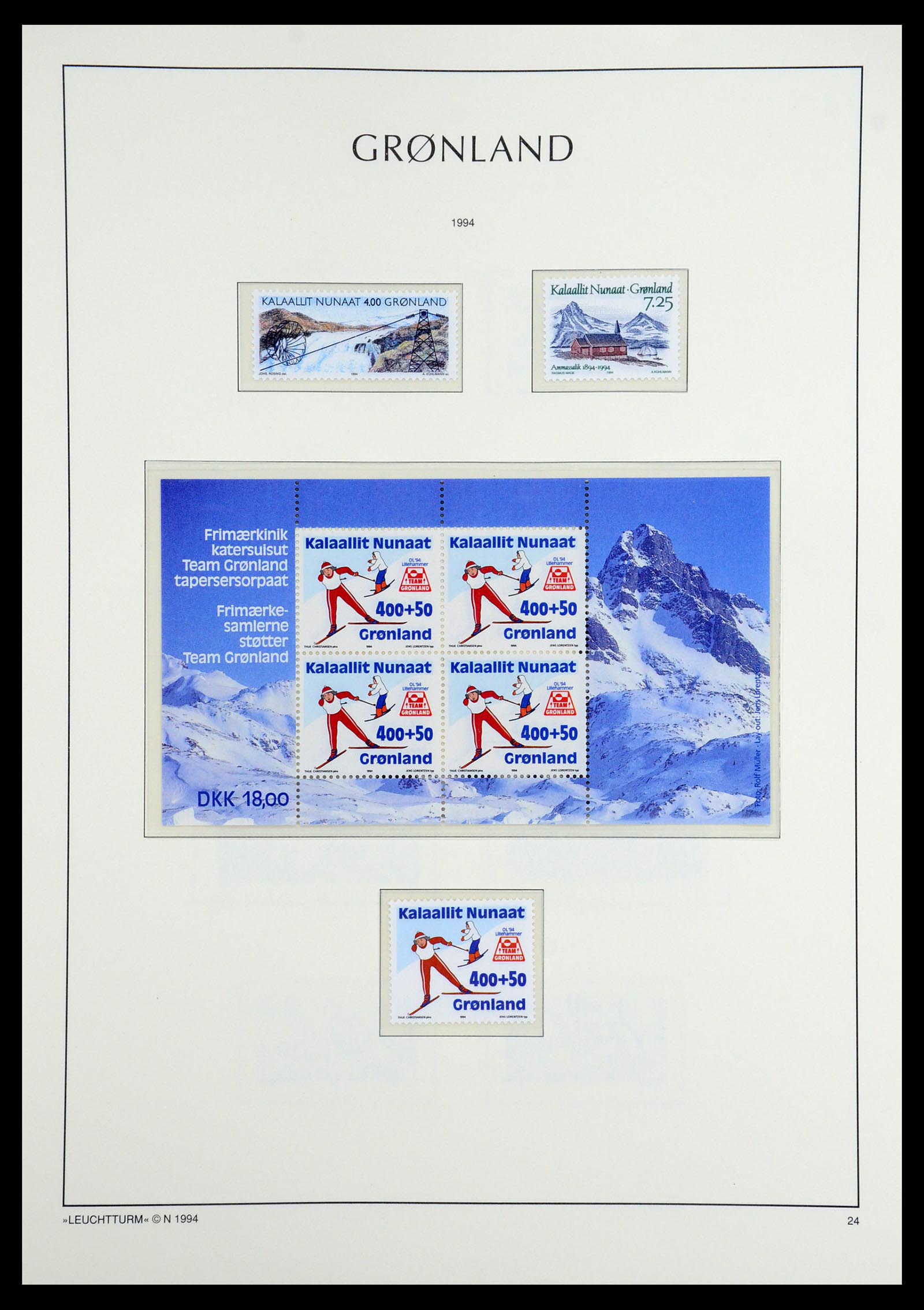 36542 038 - Postzegelverzameling 36542 Groenland 1938-2019!