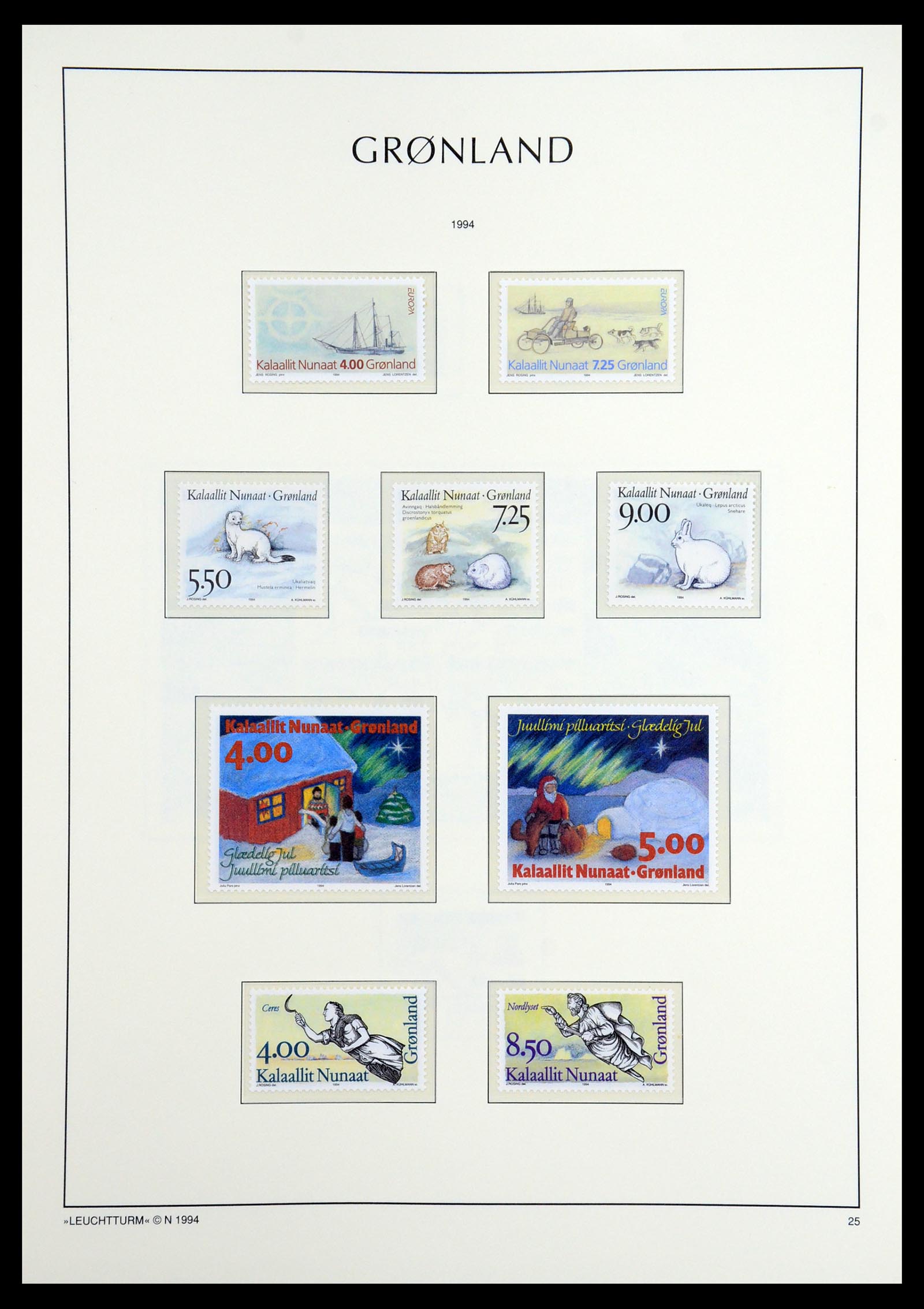 36542 039 - Postzegelverzameling 36542 Groenland 1938-2019!