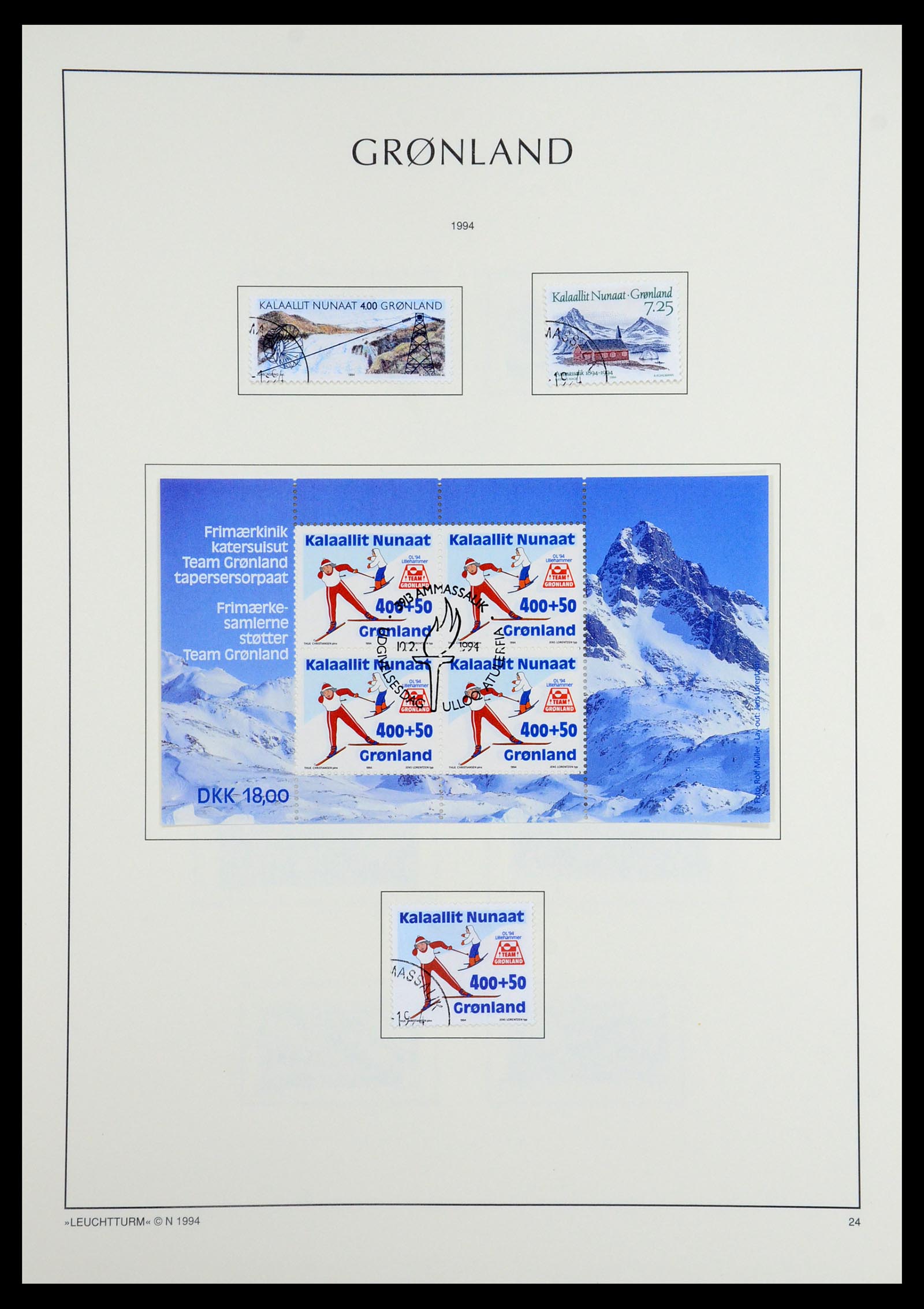 36542 040 - Postzegelverzameling 36542 Groenland 1938-2019!