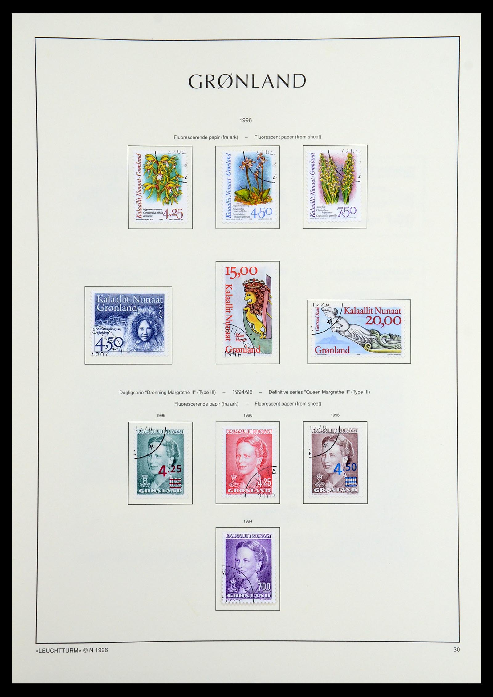 36542 053 - Postzegelverzameling 36542 Groenland 1938-2019!