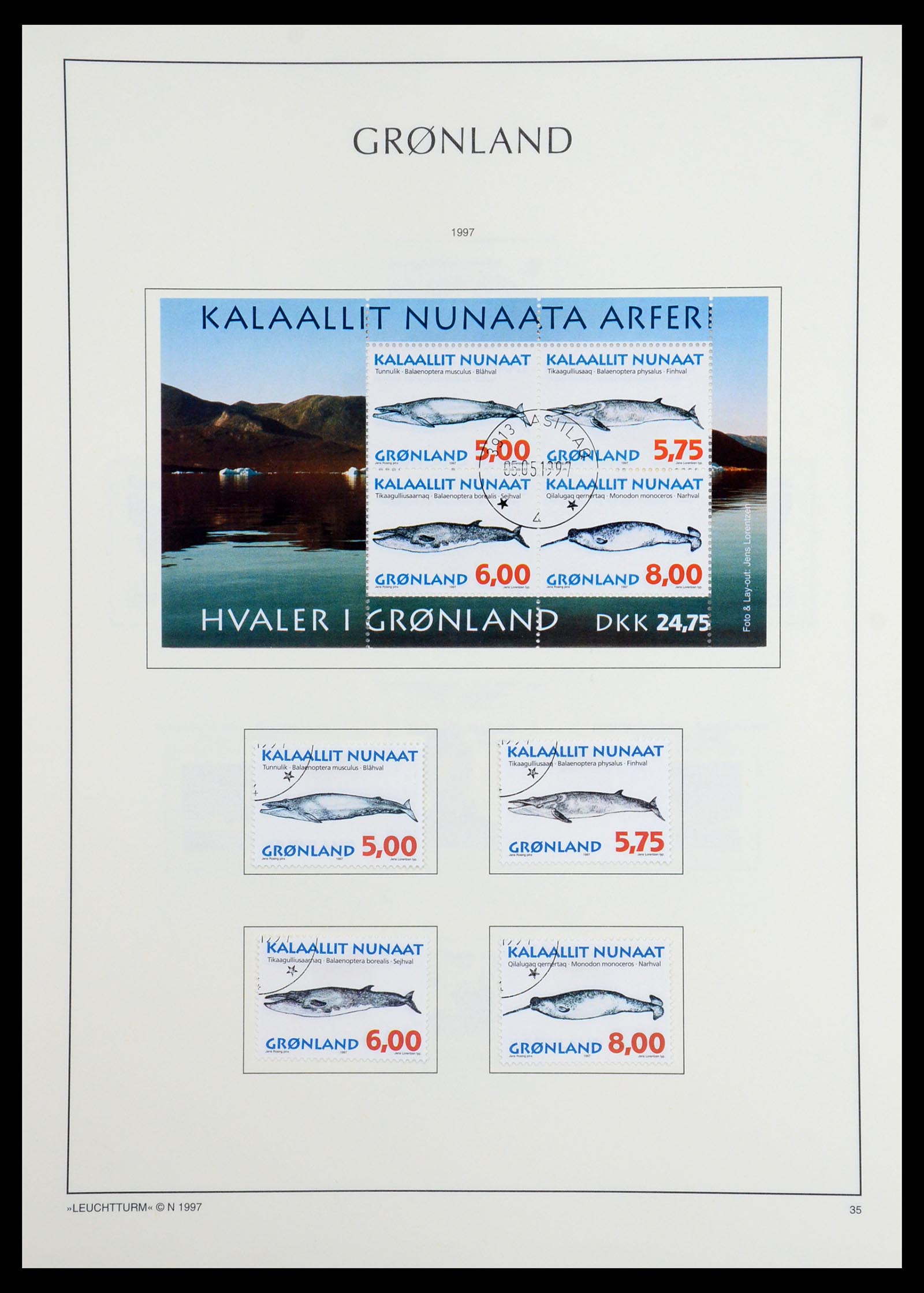 36542 060 - Postzegelverzameling 36542 Groenland 1938-2019!