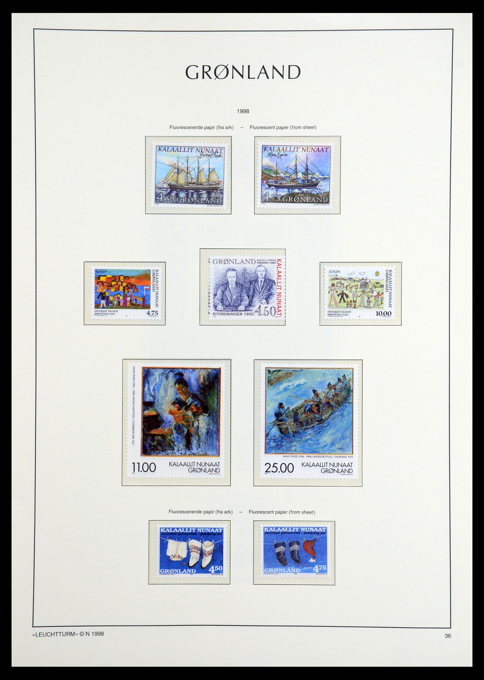 36542 064 - Postzegelverzameling 36542 Groenland 1938-2019!