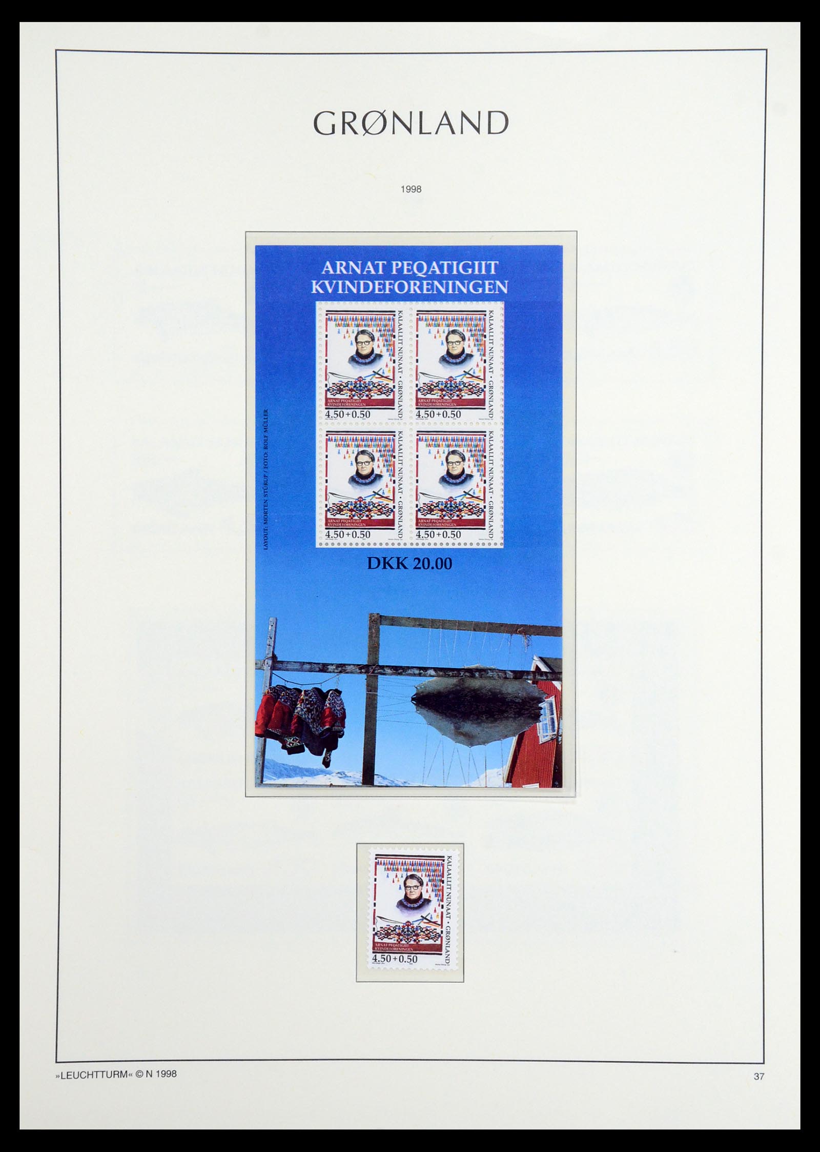 36542 065 - Postzegelverzameling 36542 Groenland 1938-2019!