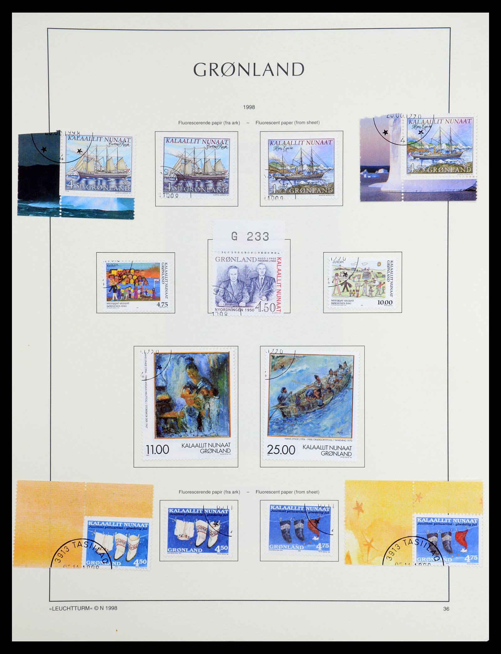 36542 067 - Postzegelverzameling 36542 Groenland 1938-2019!