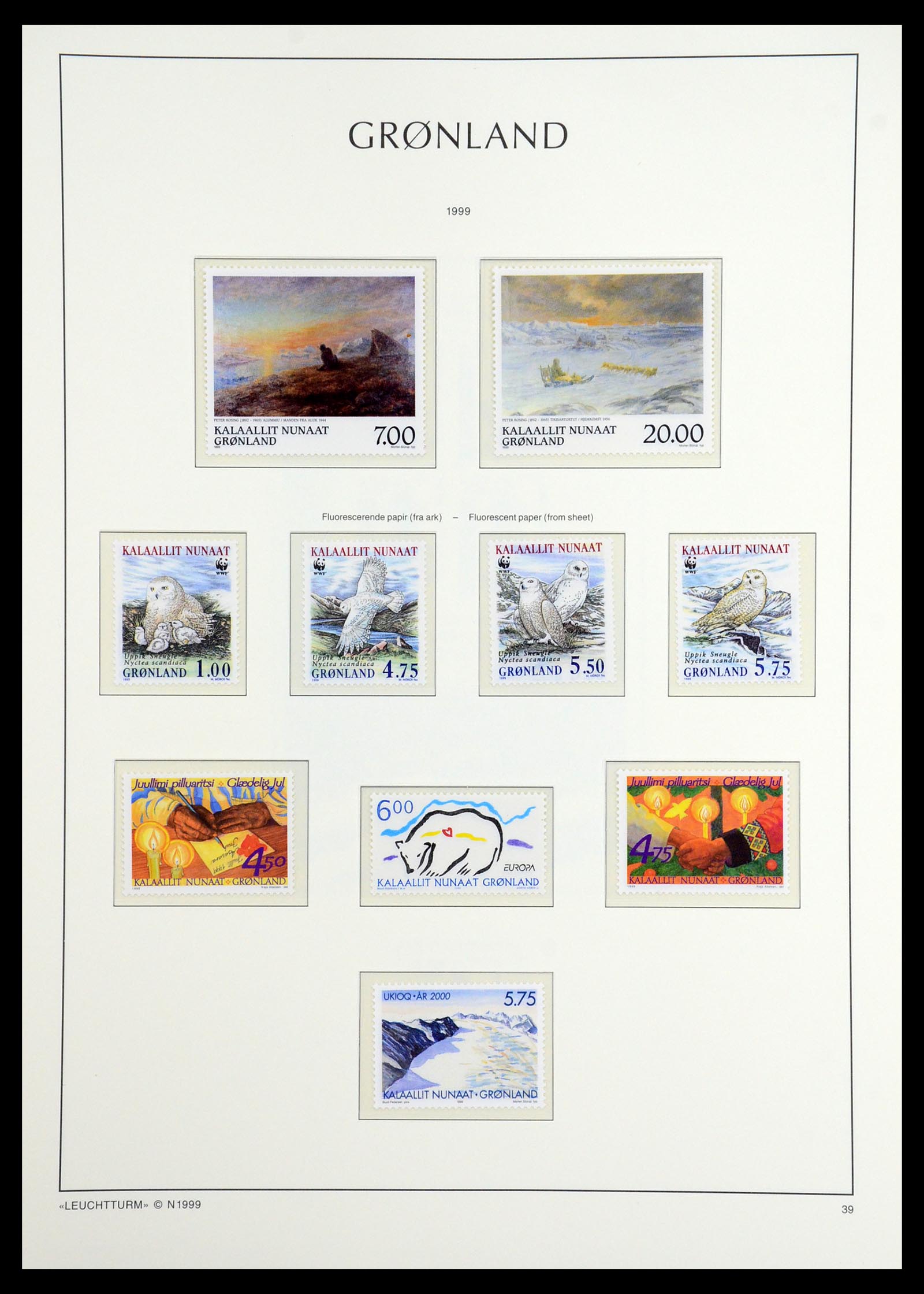 36542 071 - Postzegelverzameling 36542 Groenland 1938-2019!