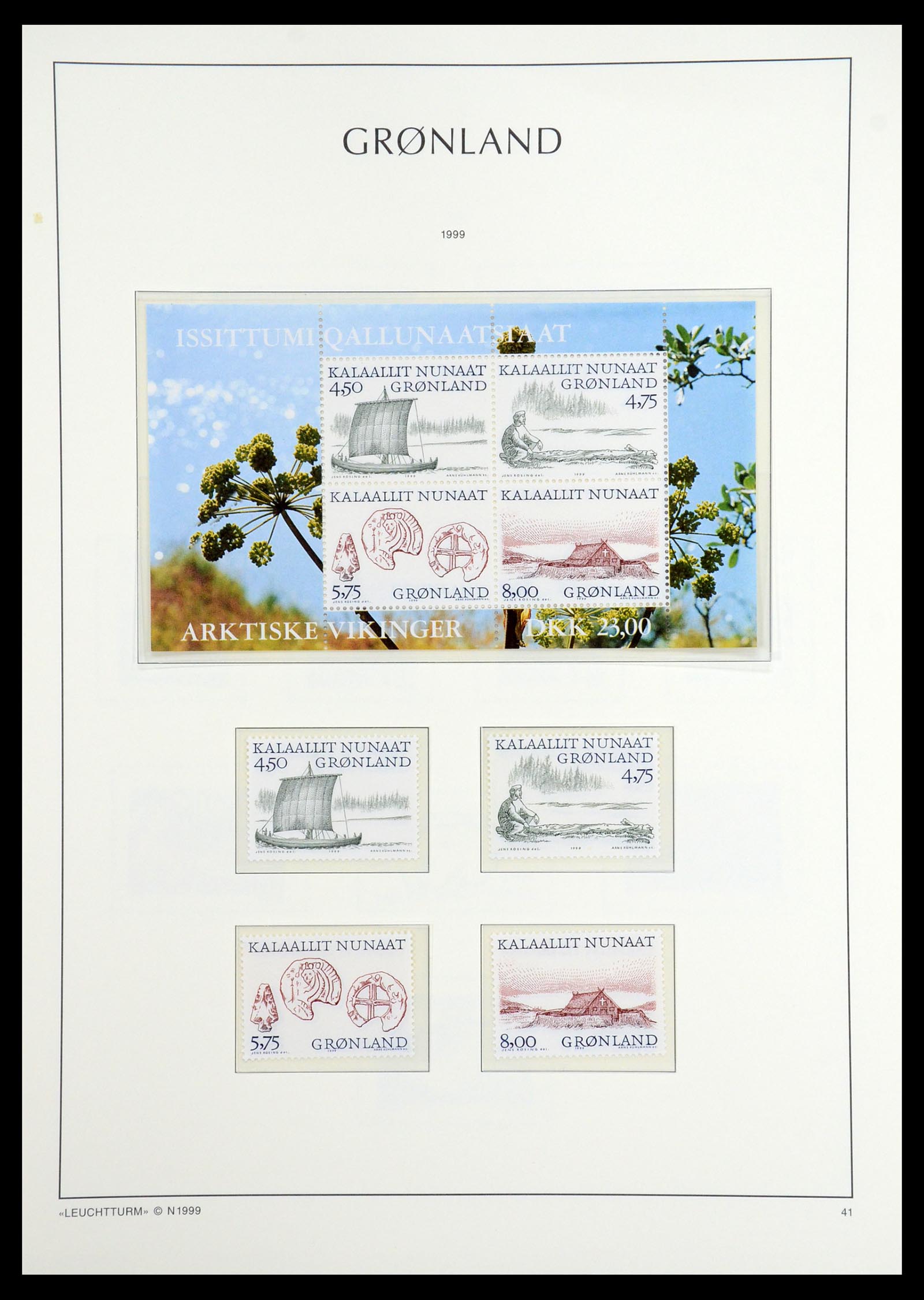 36542 073 - Postzegelverzameling 36542 Groenland 1938-2019!