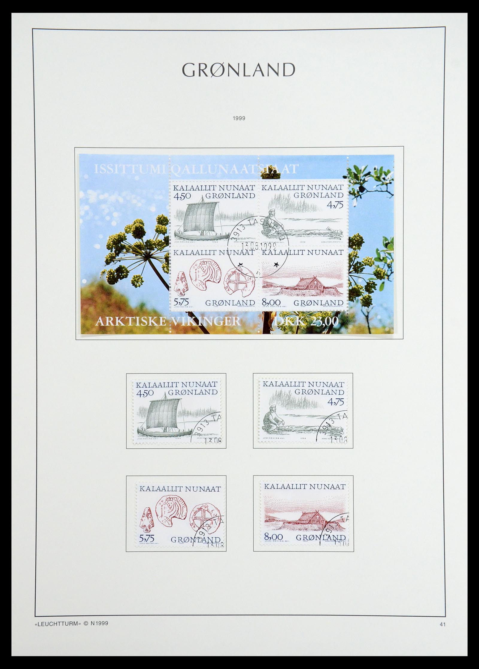 36542 076 - Postzegelverzameling 36542 Groenland 1938-2019!