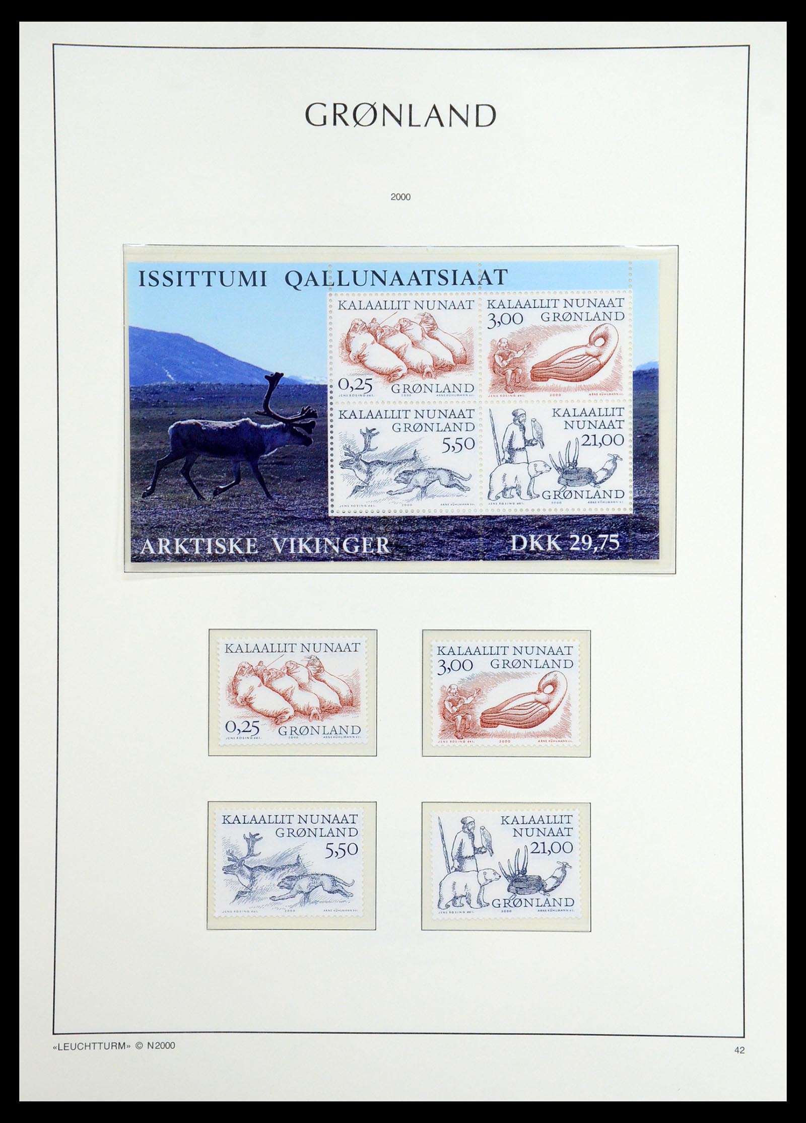 36542 079 - Postzegelverzameling 36542 Groenland 1938-2019!