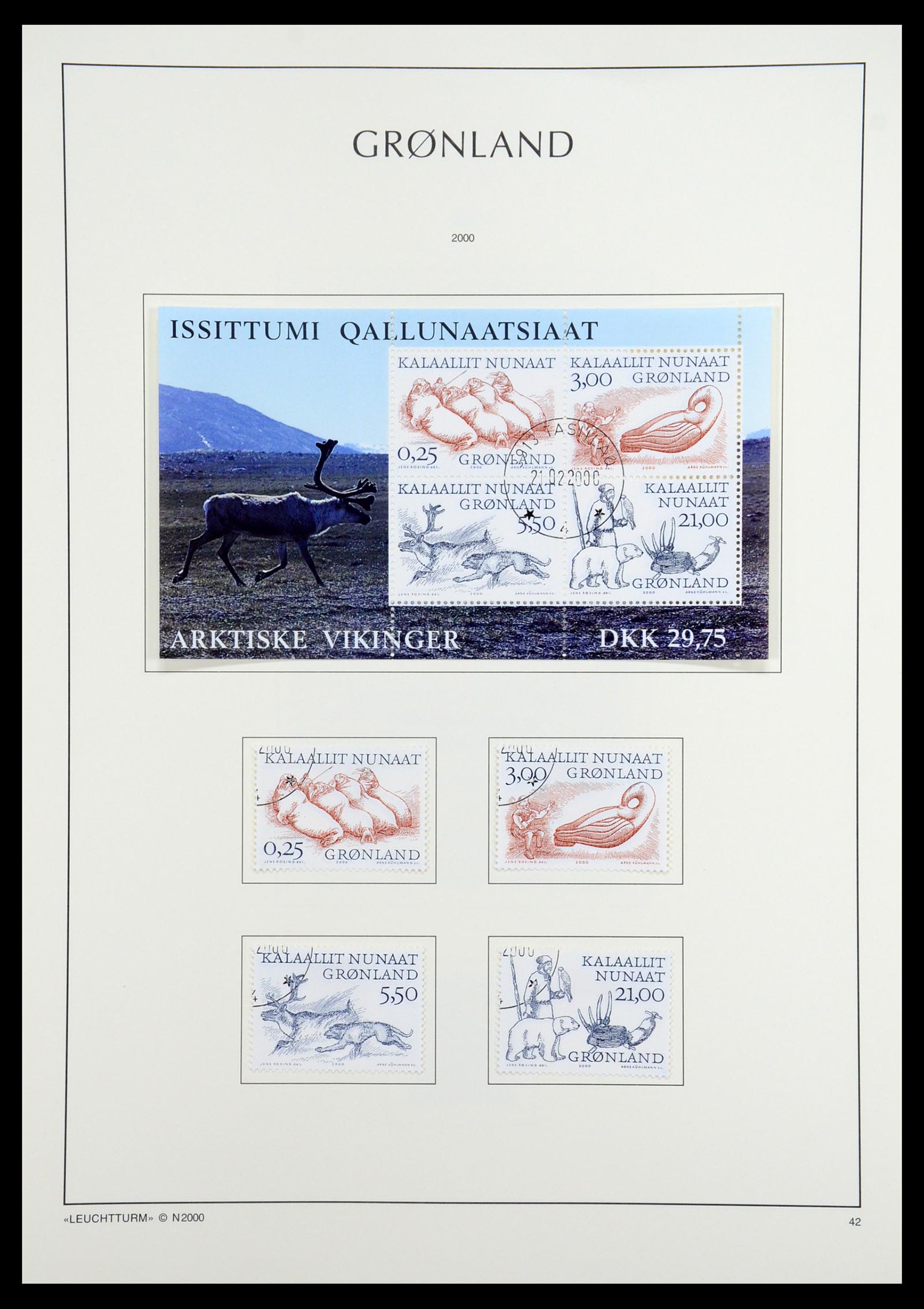 36542 081 - Postzegelverzameling 36542 Groenland 1938-2019!