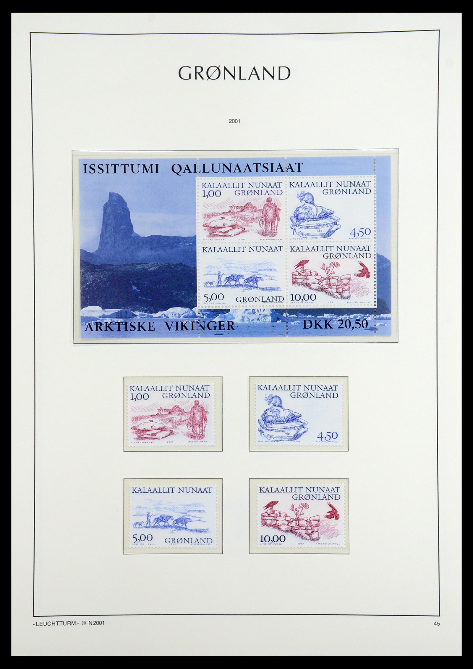 36542 084 - Postzegelverzameling 36542 Groenland 1938-2019!