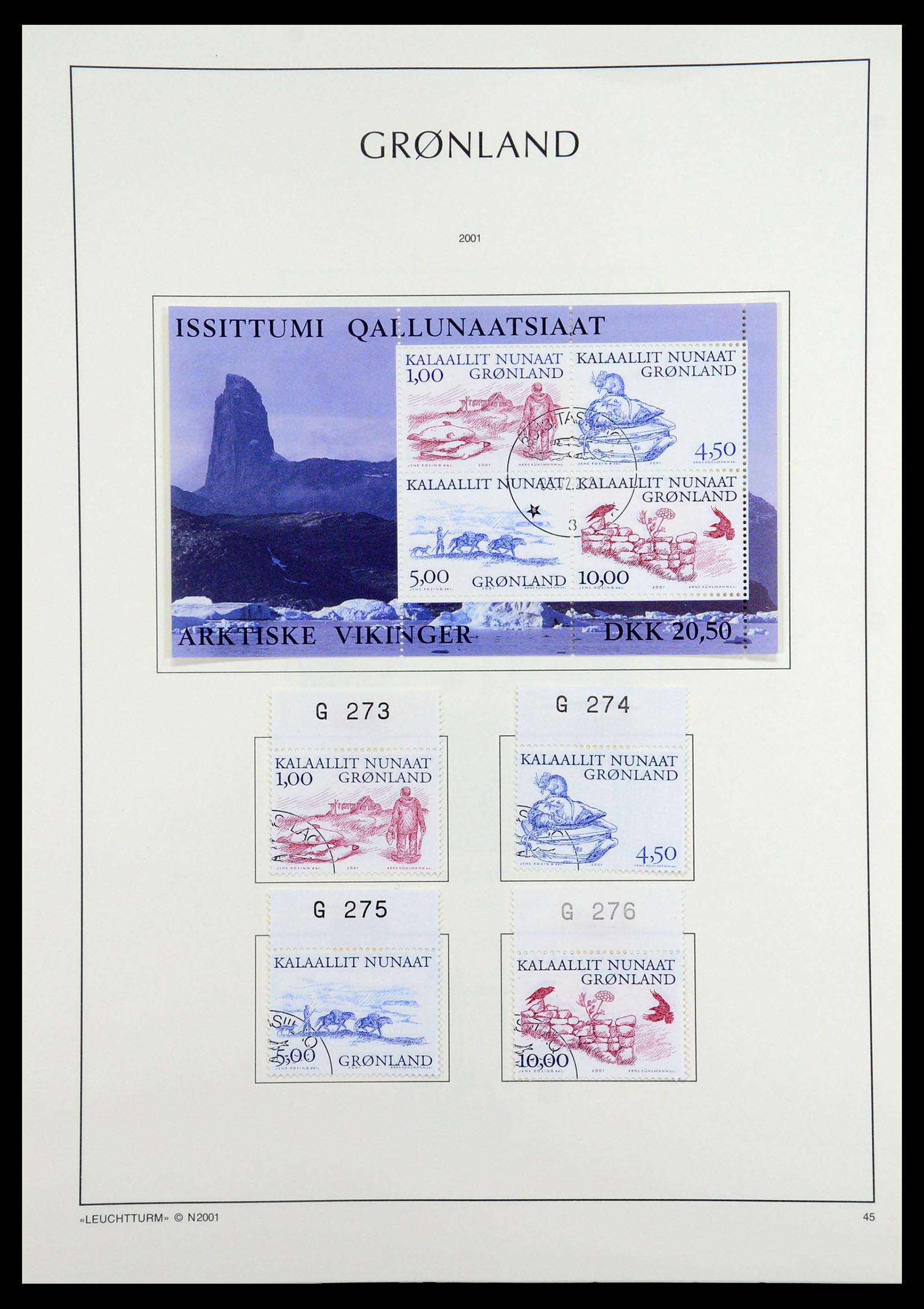36542 088 - Postzegelverzameling 36542 Groenland 1938-2019!