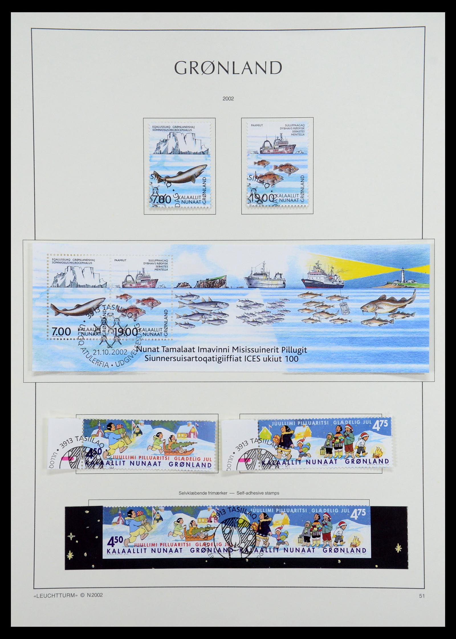 36542 094 - Postzegelverzameling 36542 Groenland 1938-2019!
