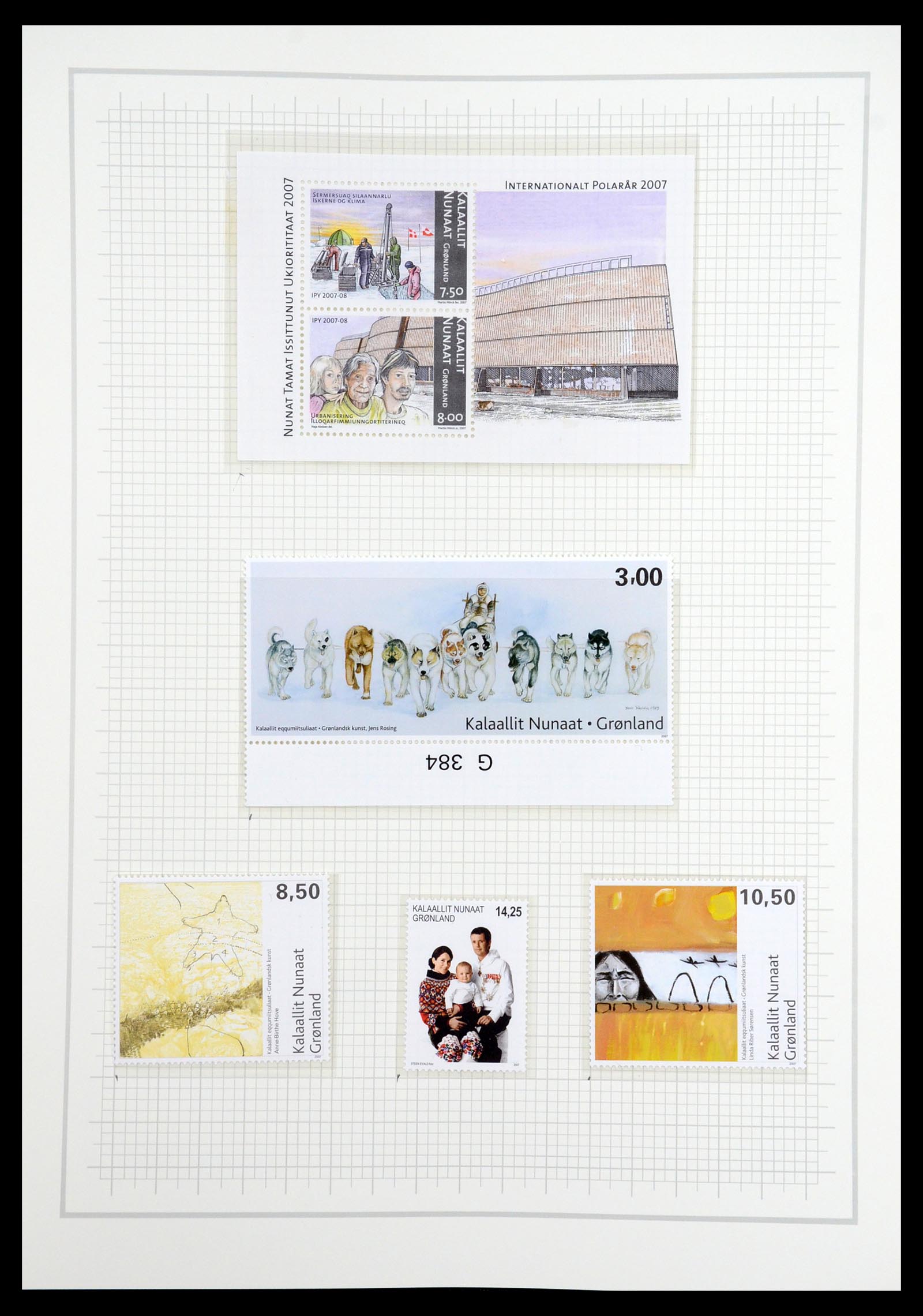36542 124 - Postzegelverzameling 36542 Groenland 1938-2019!