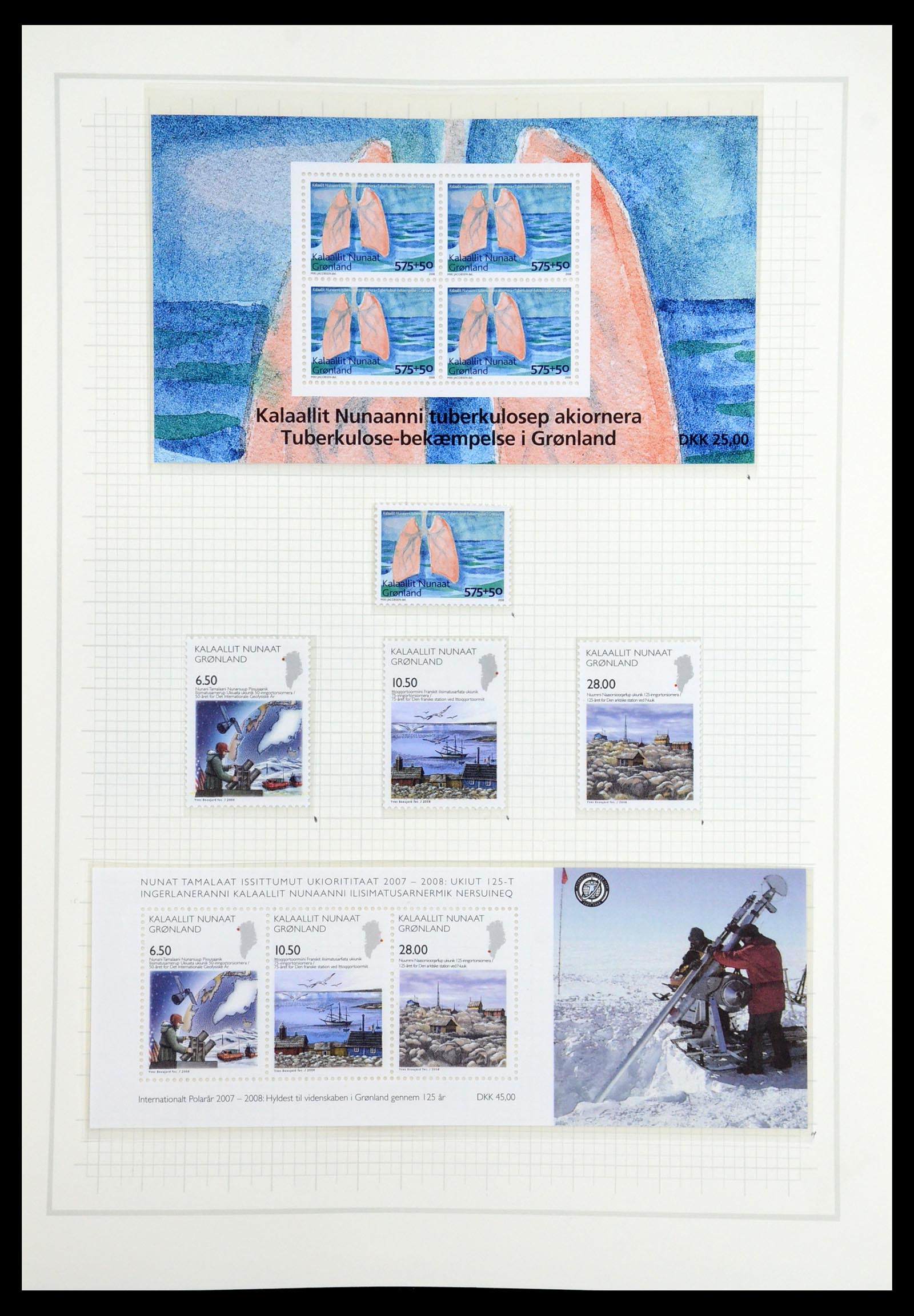 36542 129 - Postzegelverzameling 36542 Groenland 1938-2019!