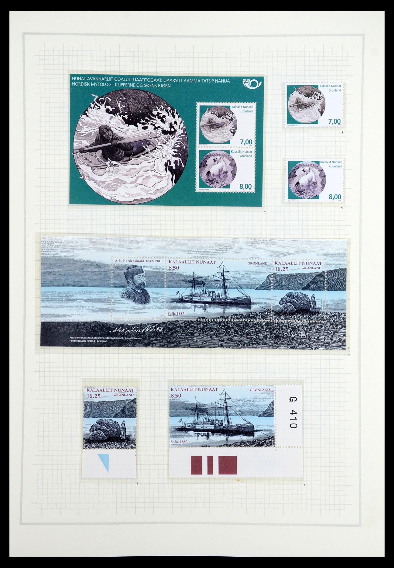 36542 130 - Postzegelverzameling 36542 Groenland 1938-2019!