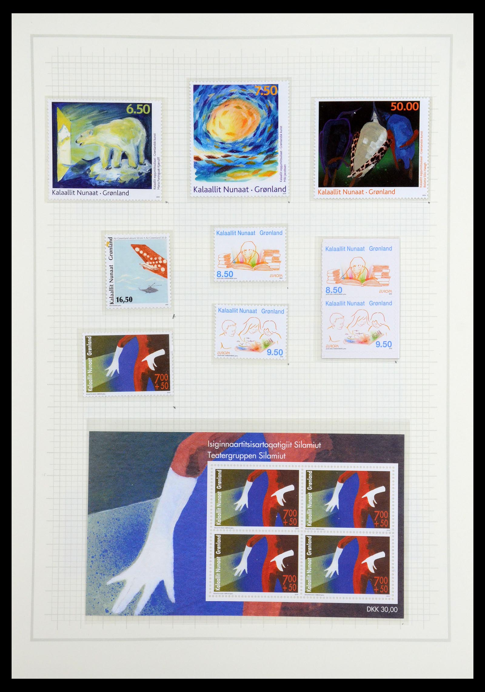 36542 135 - Postzegelverzameling 36542 Groenland 1938-2019!