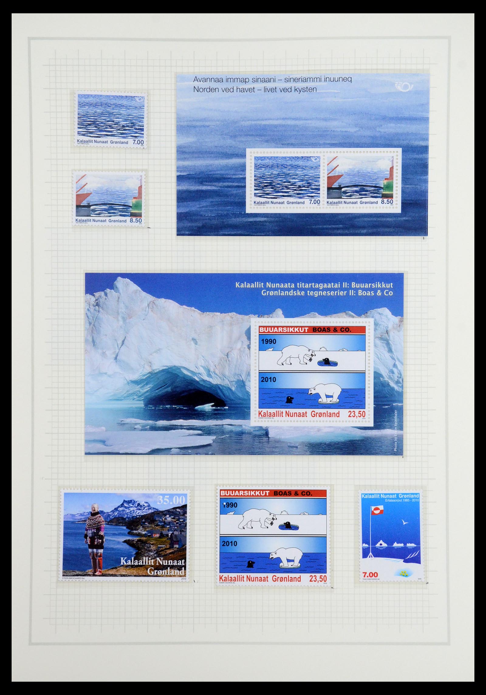 36542 136 - Postzegelverzameling 36542 Groenland 1938-2019!
