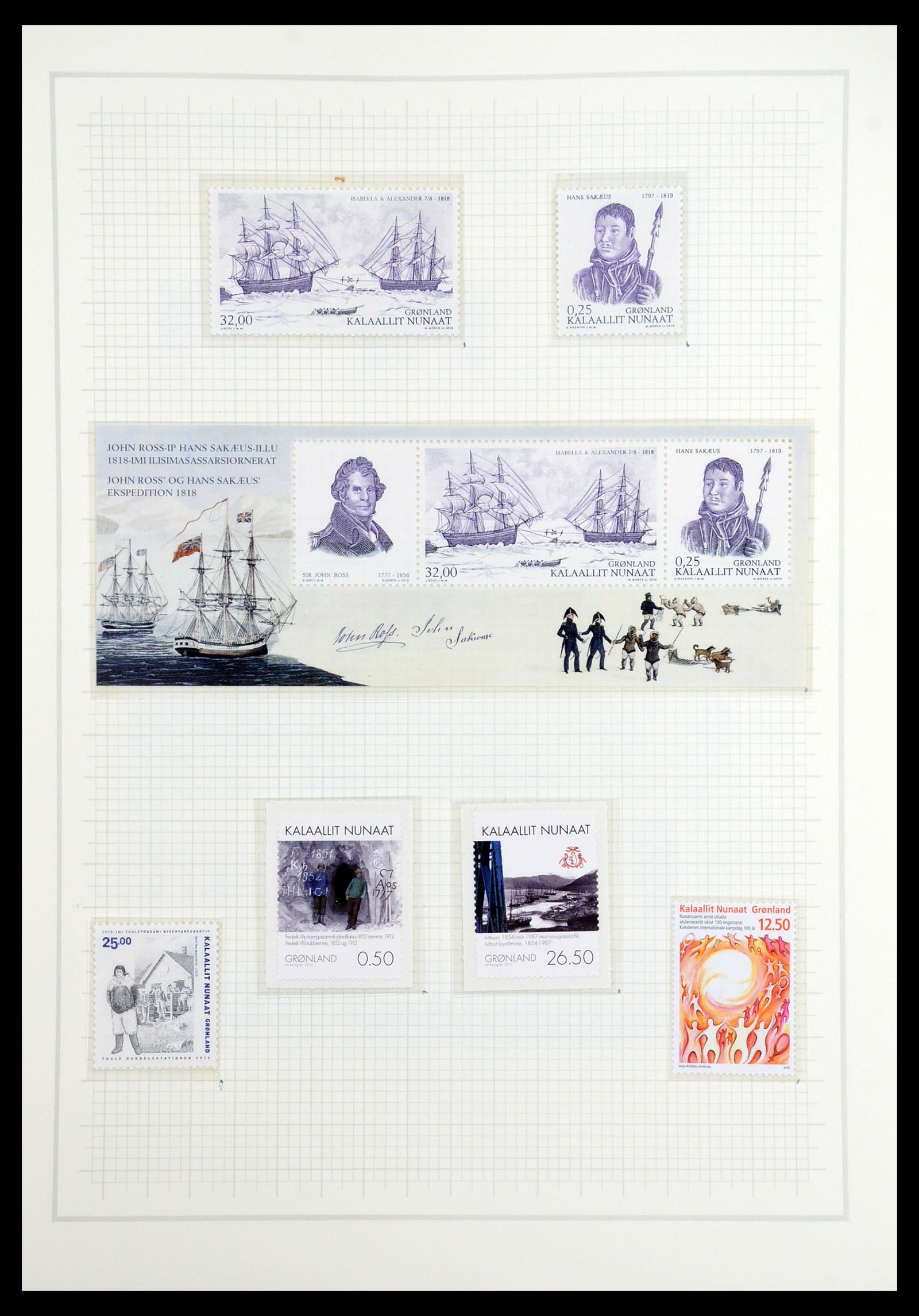 36542 137 - Postzegelverzameling 36542 Groenland 1938-2019!