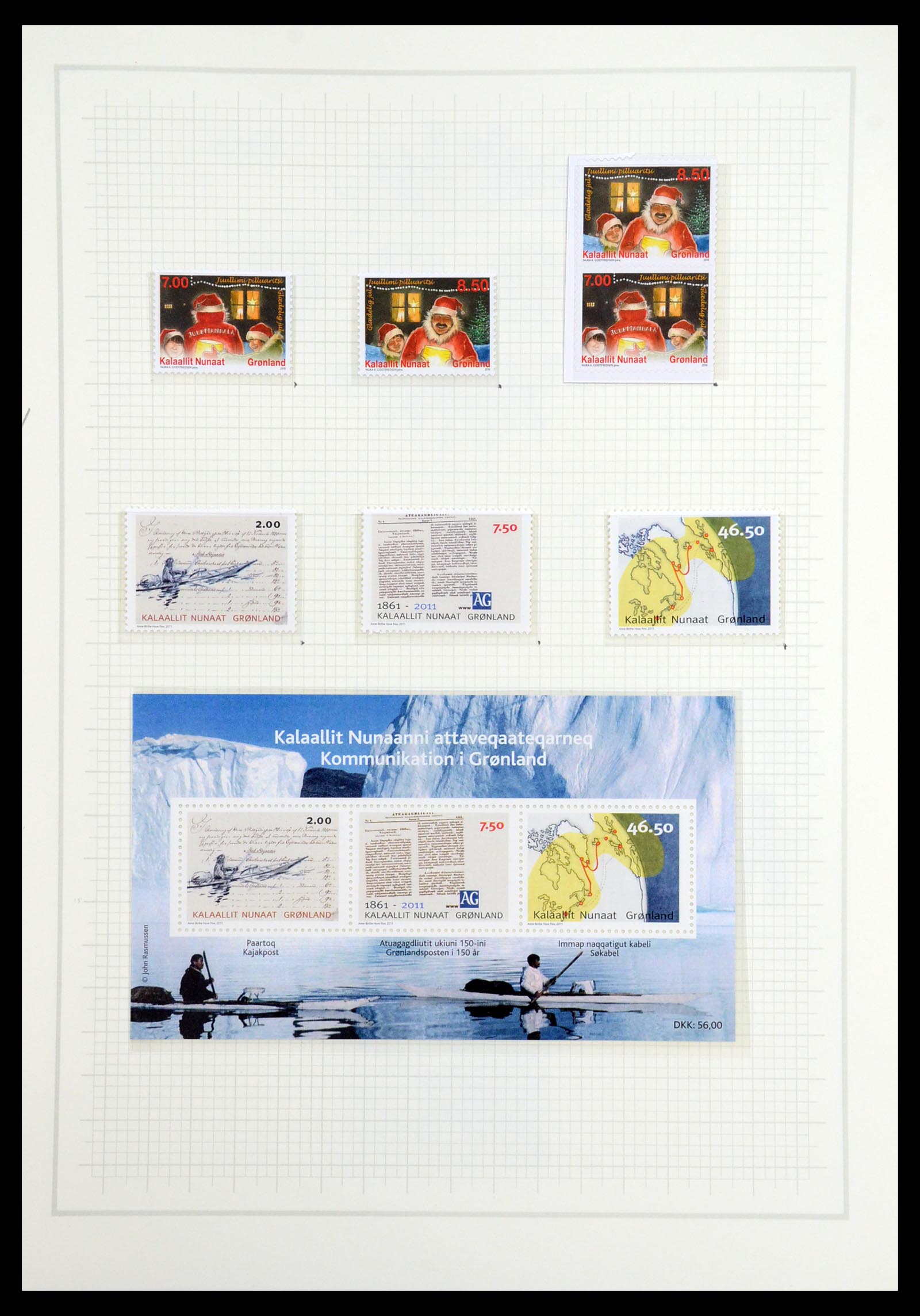 36542 138 - Postzegelverzameling 36542 Groenland 1938-2019!