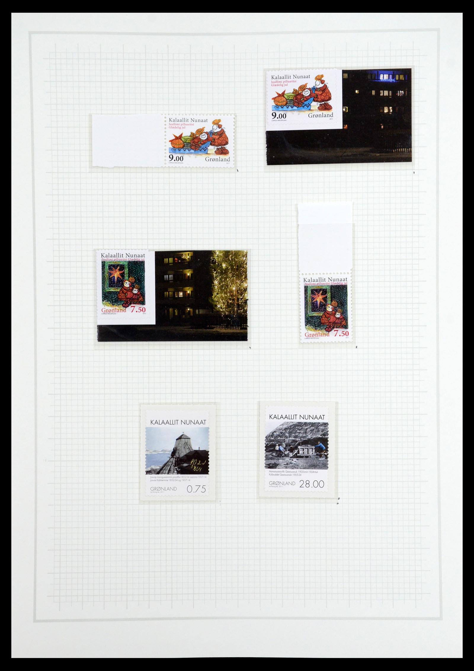 36542 142 - Postzegelverzameling 36542 Groenland 1938-2019!