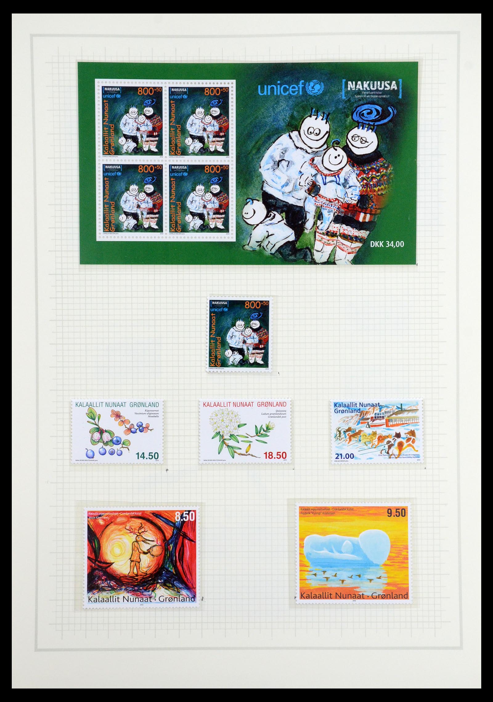 36542 143 - Postzegelverzameling 36542 Groenland 1938-2019!