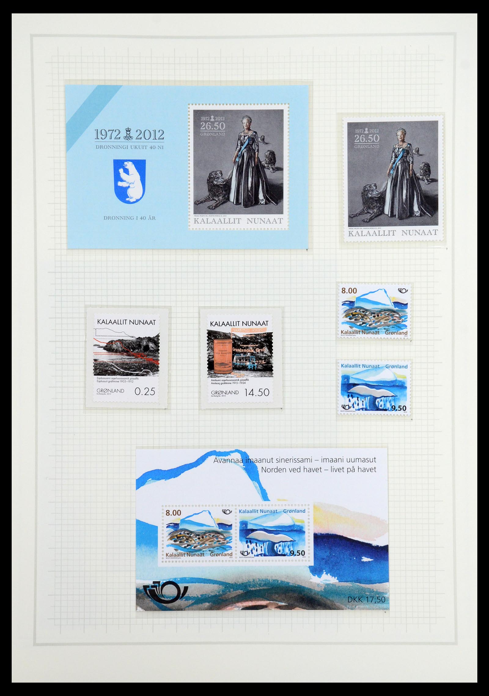 36542 144 - Postzegelverzameling 36542 Groenland 1938-2019!