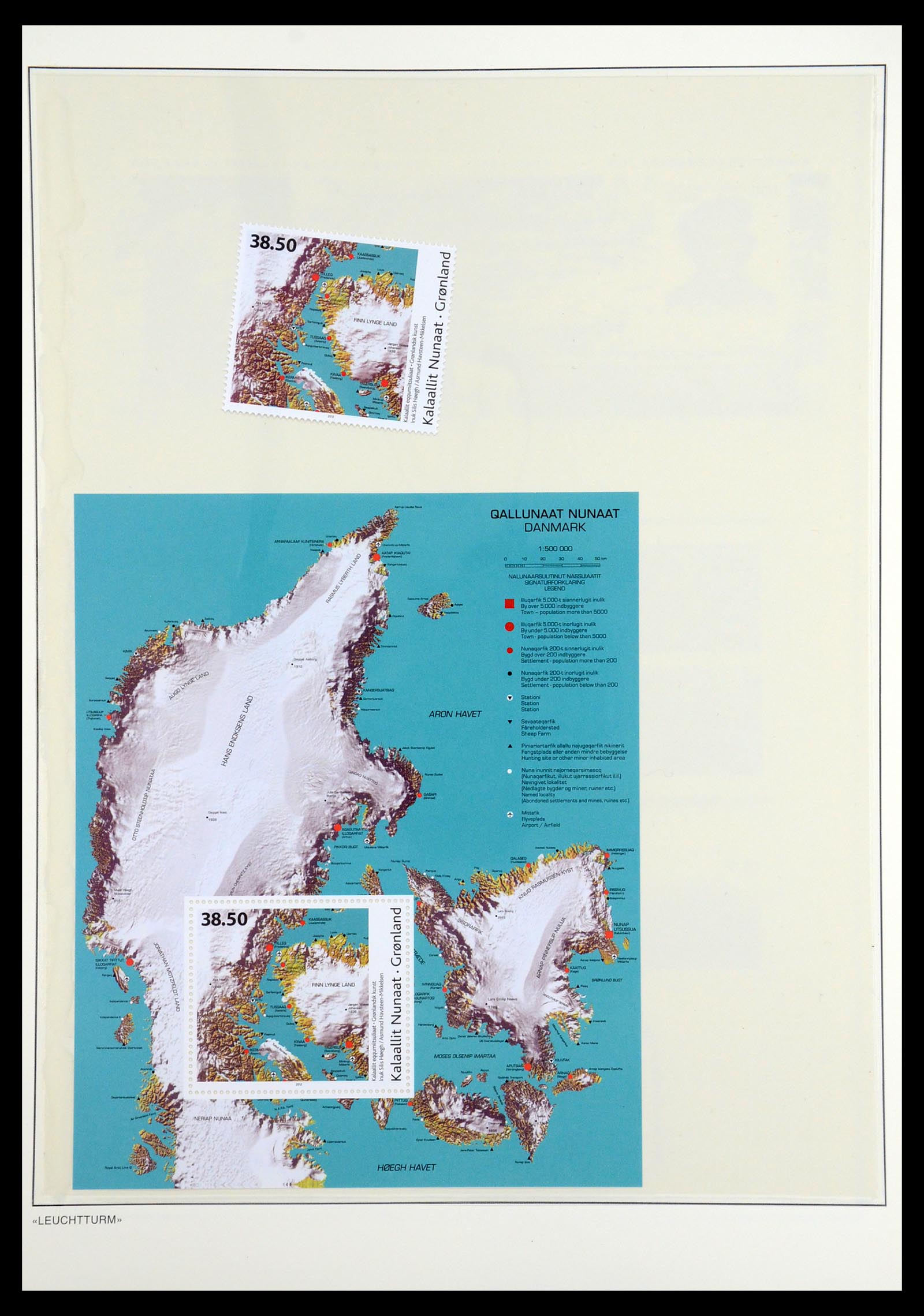 36542 145 - Postzegelverzameling 36542 Groenland 1938-2019!