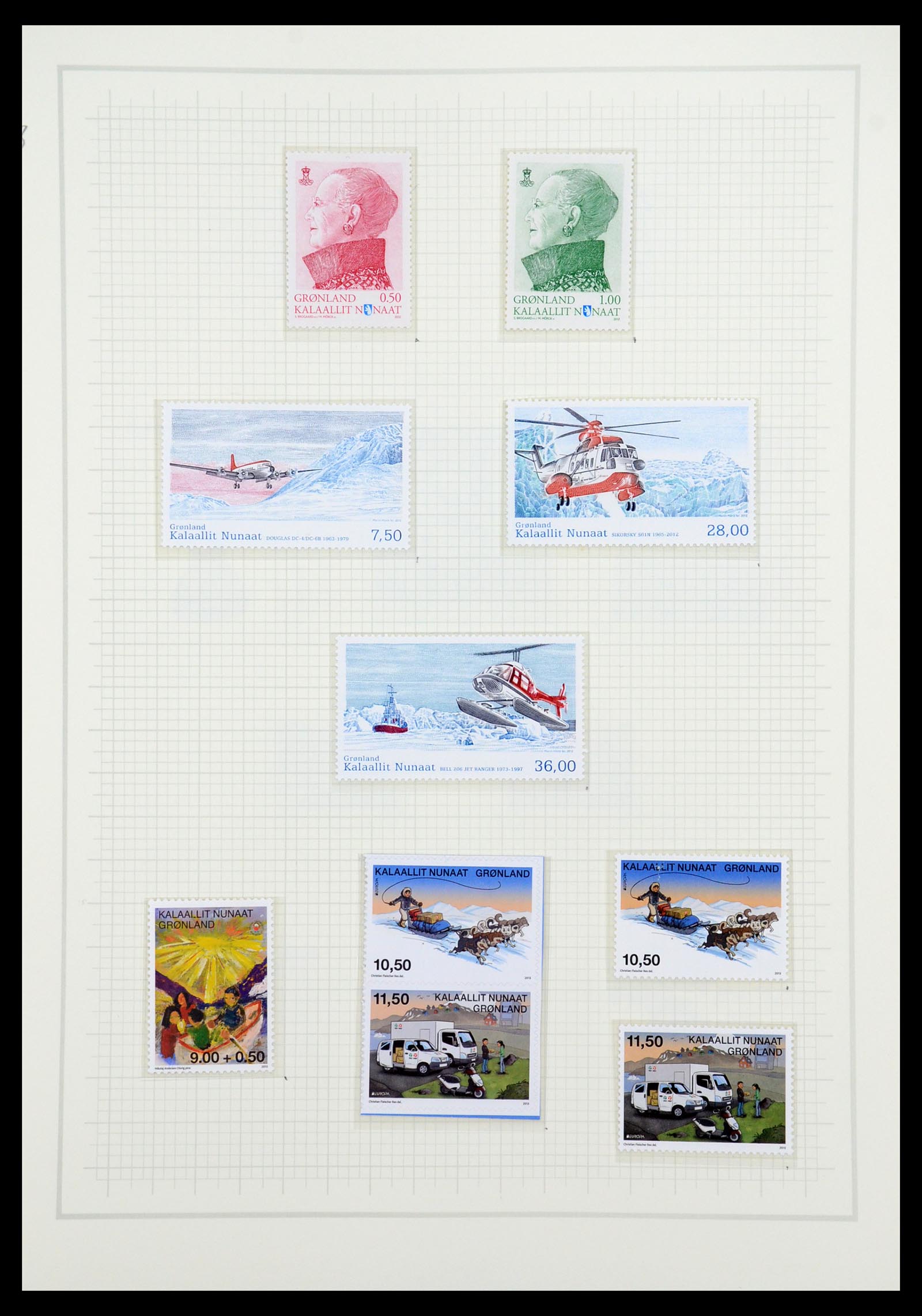 36542 147 - Postzegelverzameling 36542 Groenland 1938-2019!