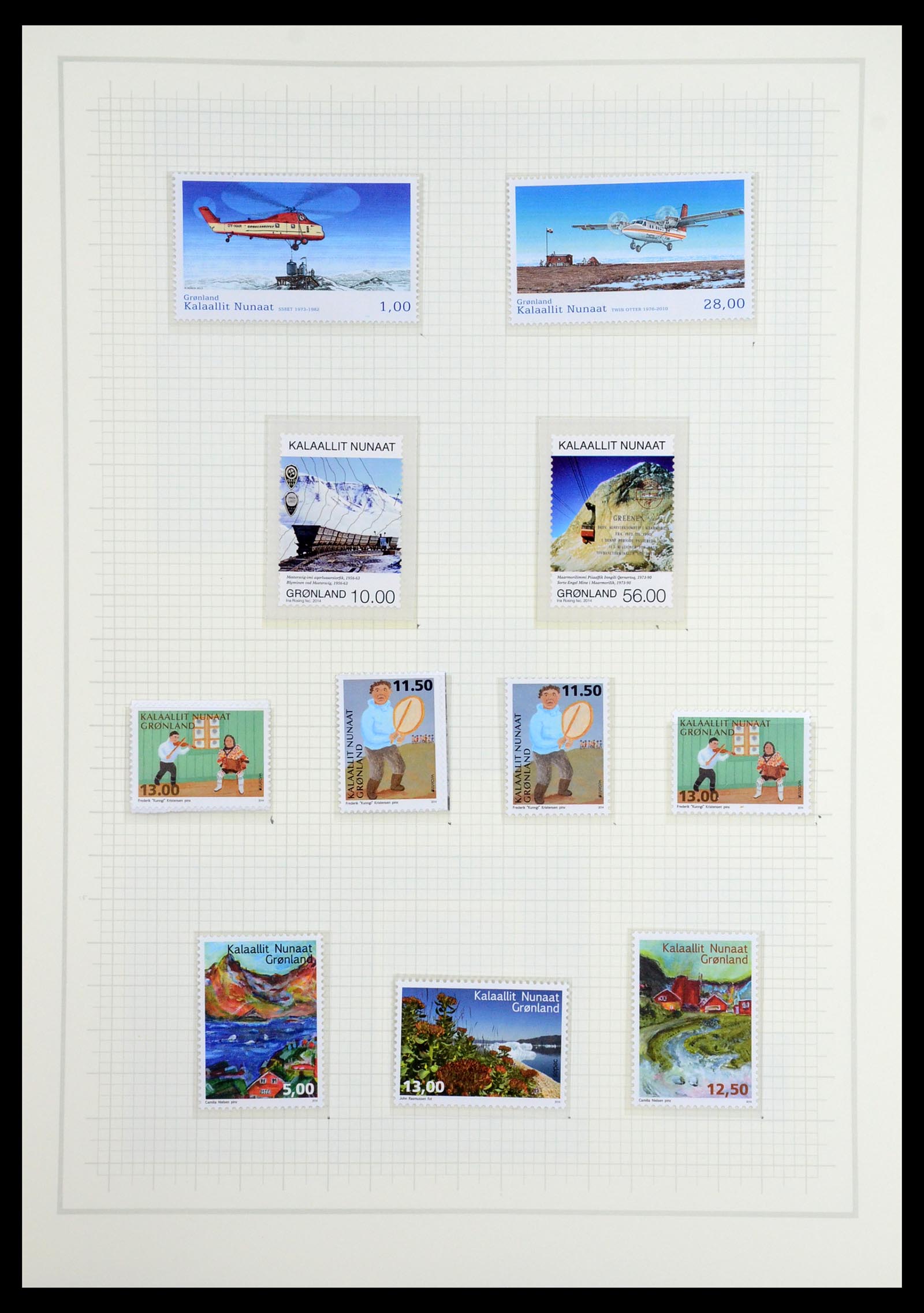 36542 152 - Postzegelverzameling 36542 Groenland 1938-2019!